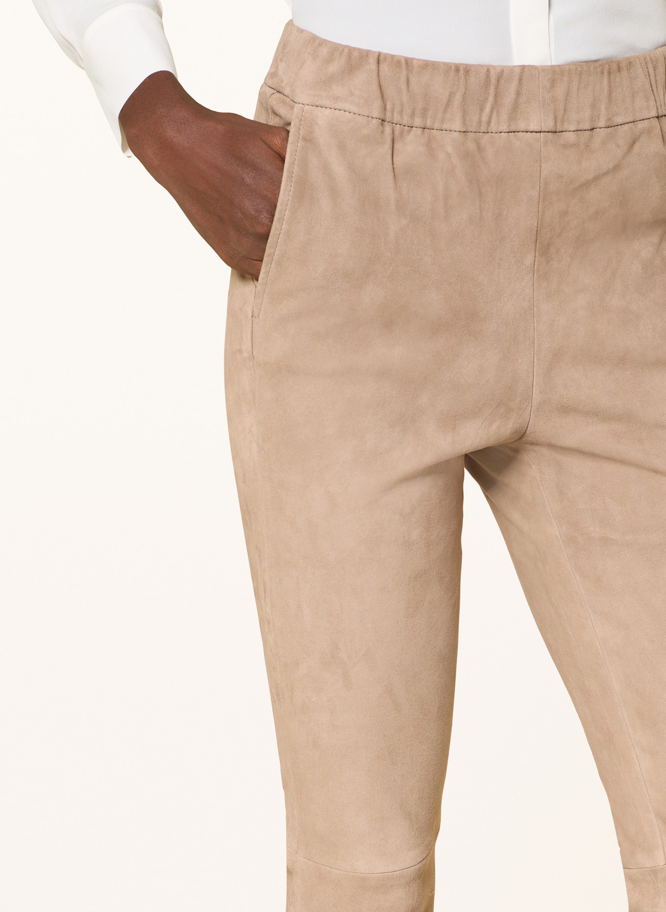 ARMA Lederhose KAMILLIA: TAUPE
