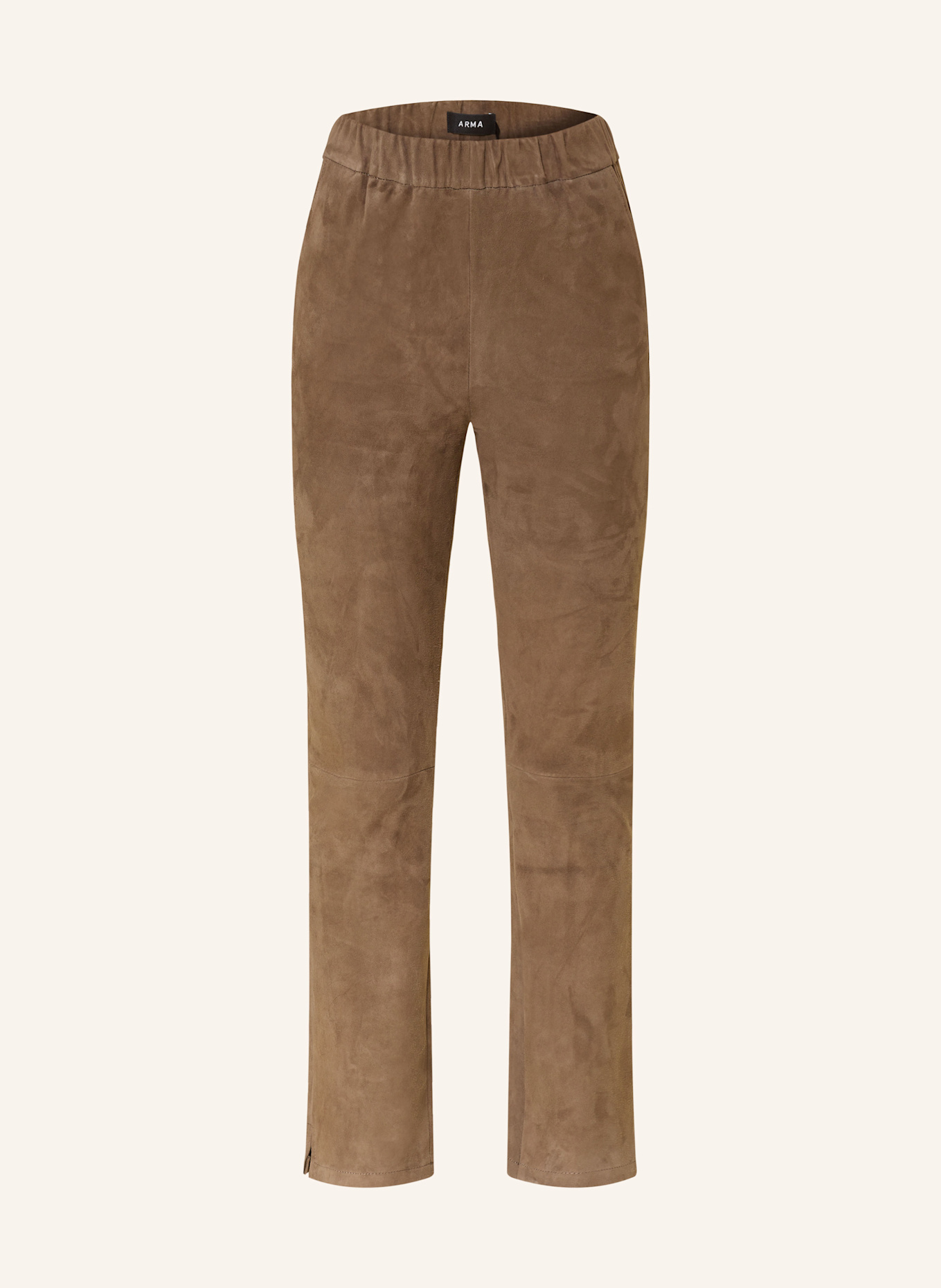 ARMA Leather pants KAMILLIA: KHAKI