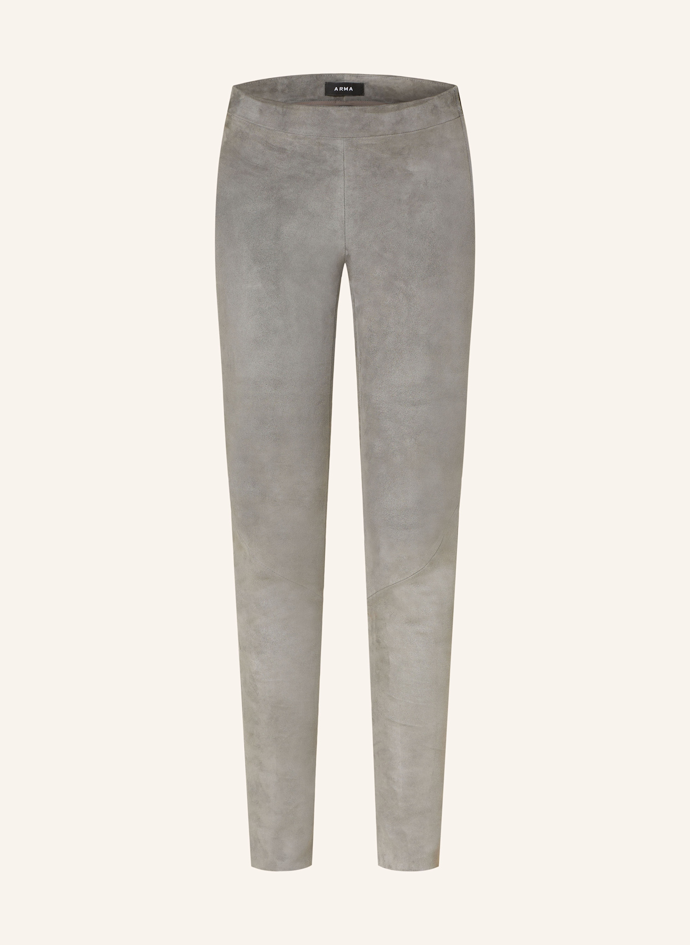 ARMA Pantalon en cuir ROCHE: GRIS