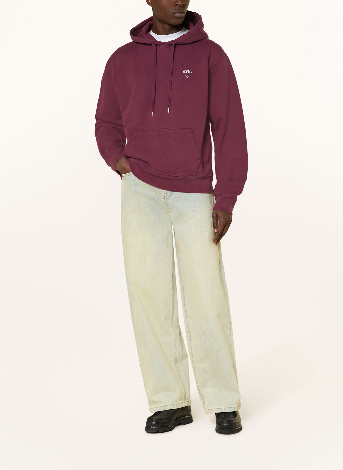 Arte Antwerp Hoodie: DUNKELROT