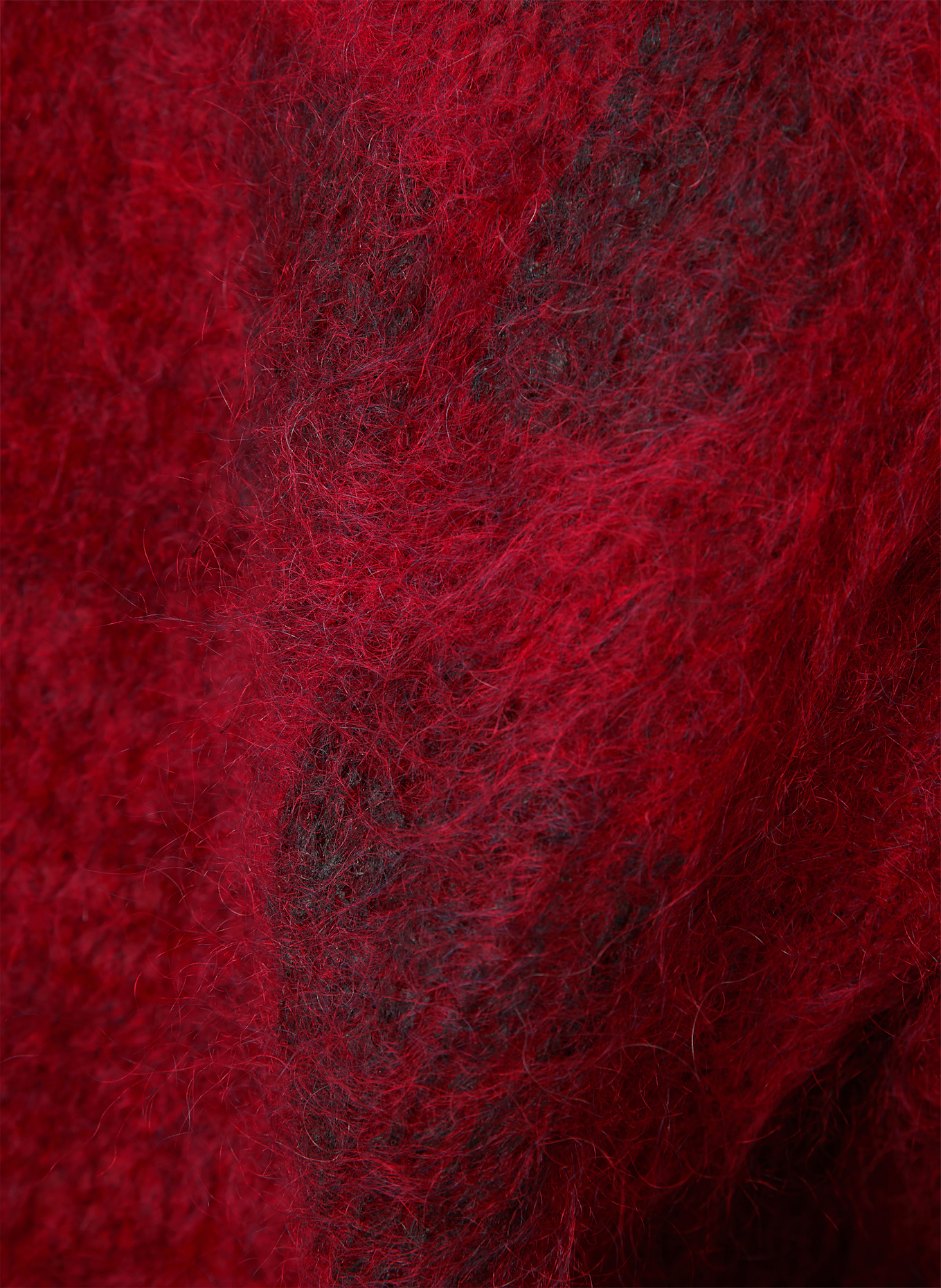 ISABEL MARANT Pullover MIRELLO mit Mohair: DUNKELROT