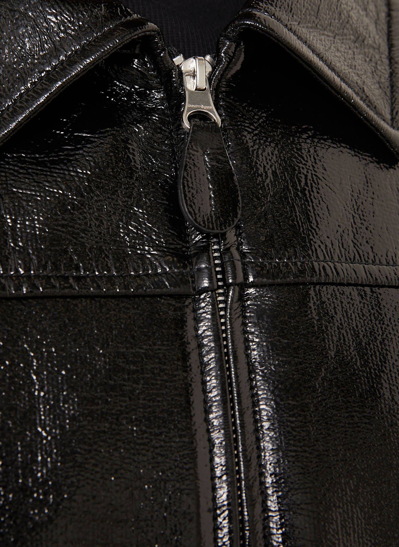 Courrèges Kurtka z imitacji skóry: CZARNY