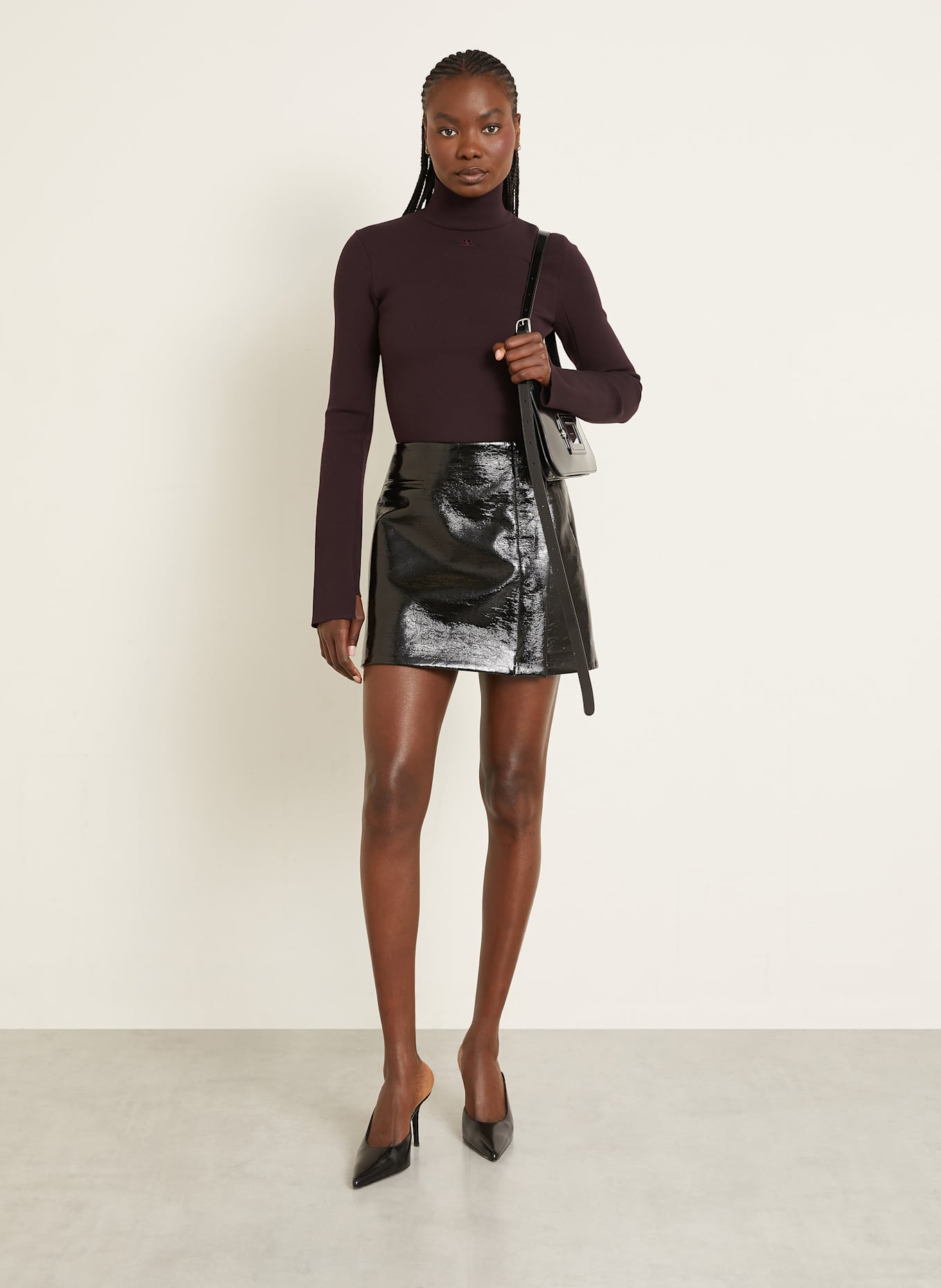 Courrèges Pullover: DUNKELROT