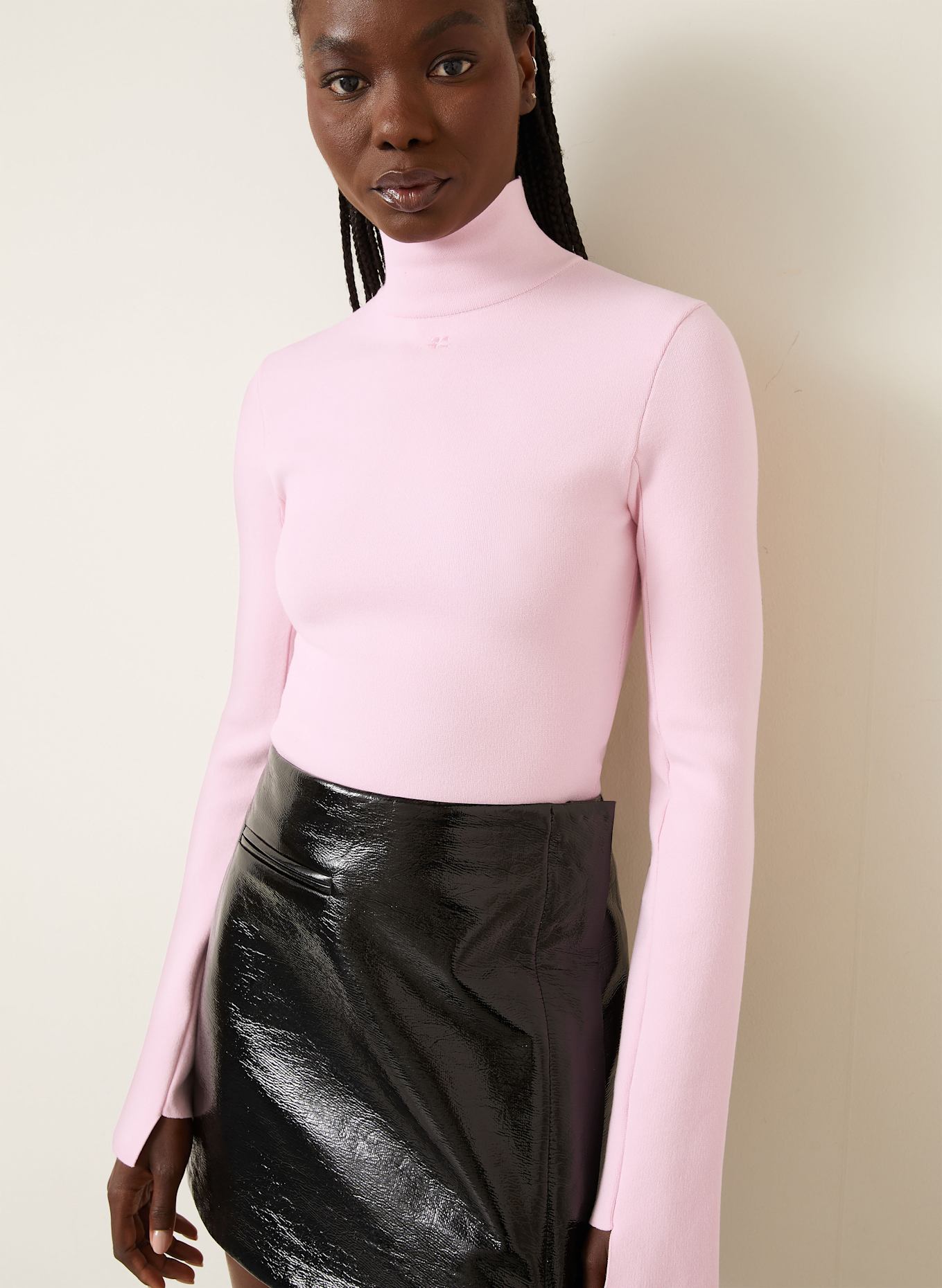 Courrèges Pullover: HELLROSA