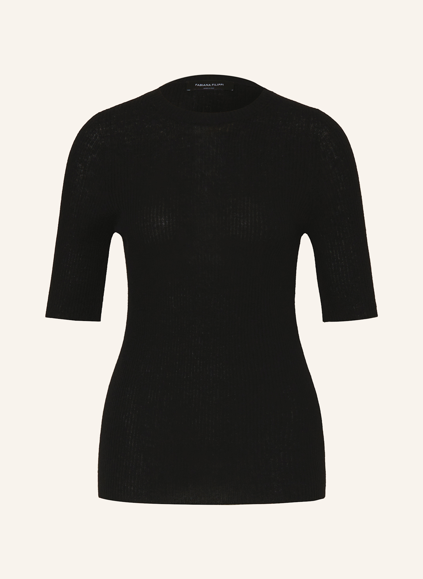 FABIANA FILIPPI Strickshirt: SCHWARZ