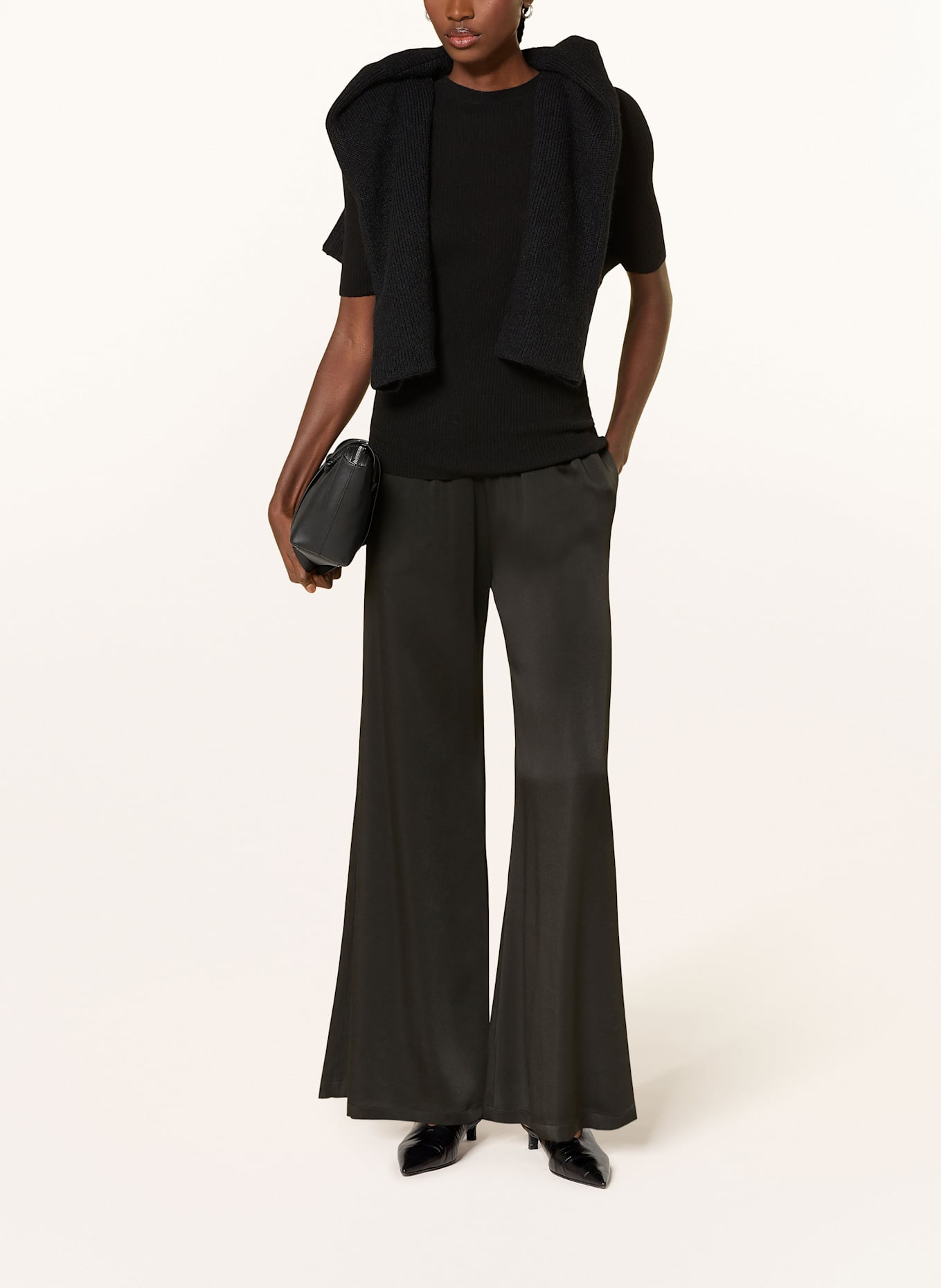 FABIANA FILIPPI Strickshirt: SCHWARZ