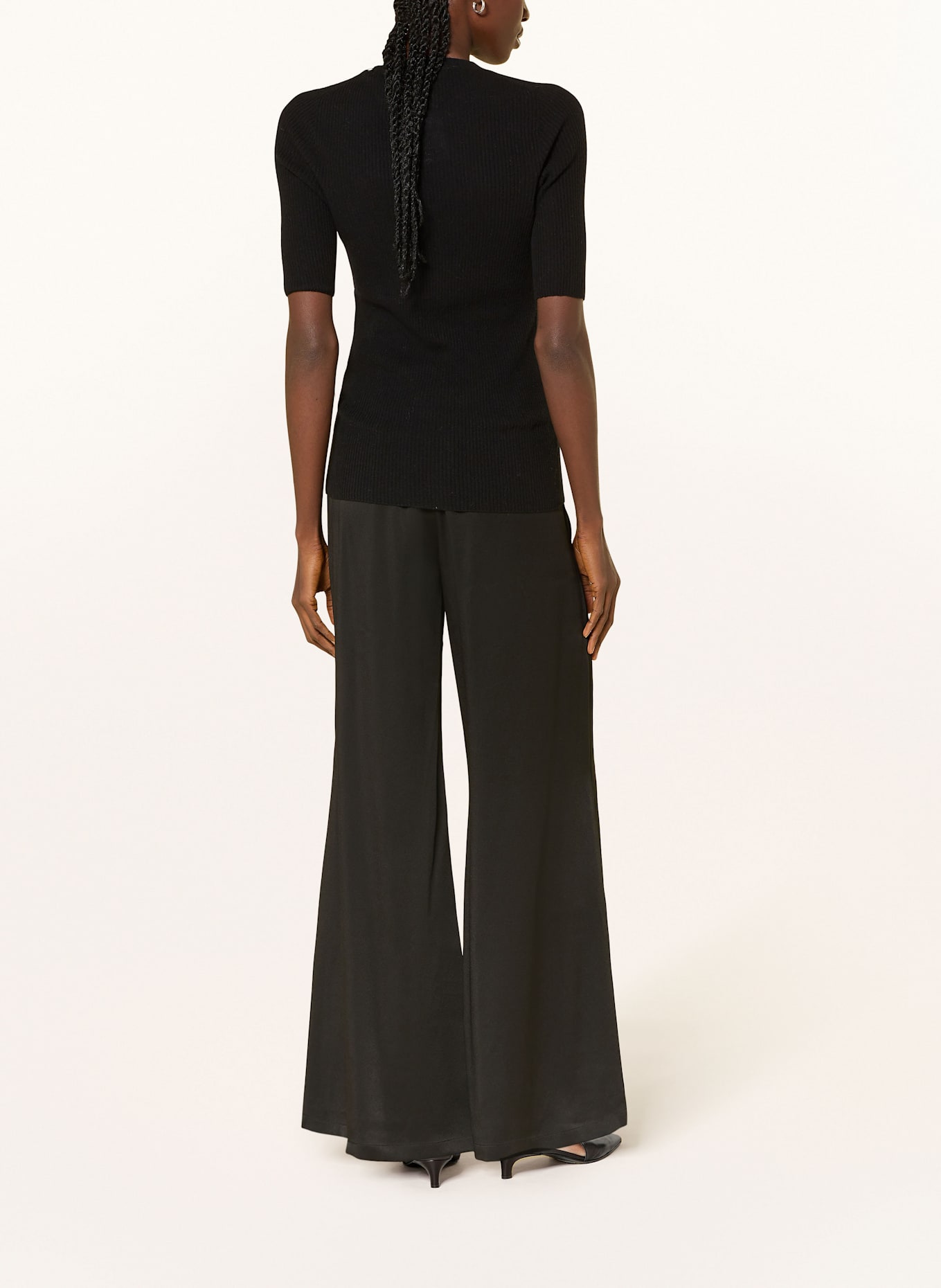 FABIANA FILIPPI Strickshirt: SCHWARZ