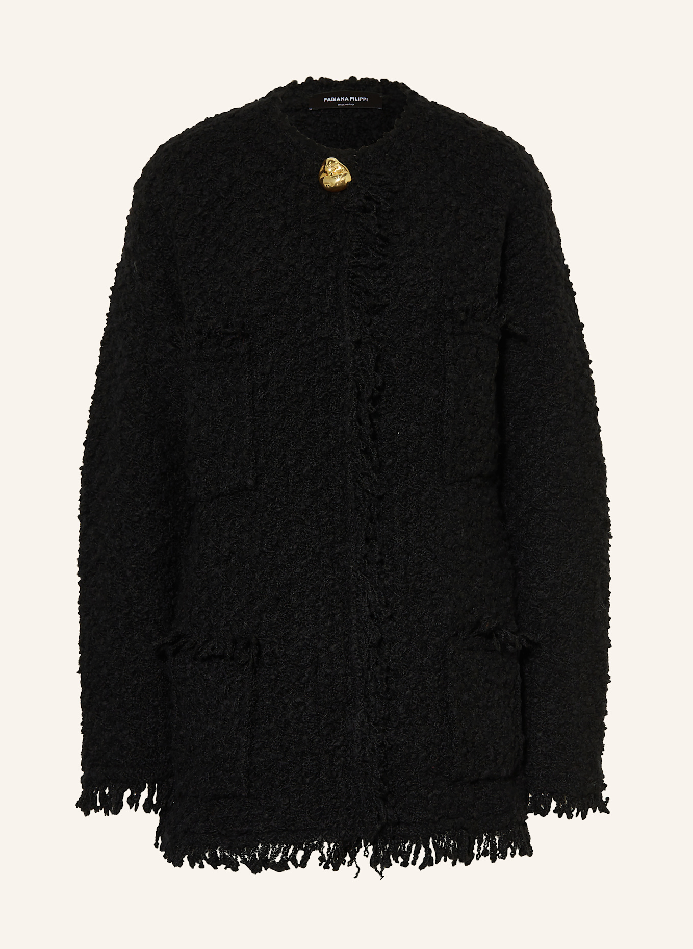 FABIANA FILIPPI Kardigan: CZARNY