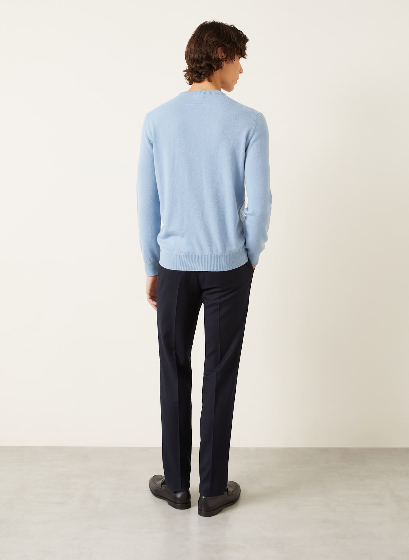ZEGNA Cashmere-Pullover: HELLBLAU