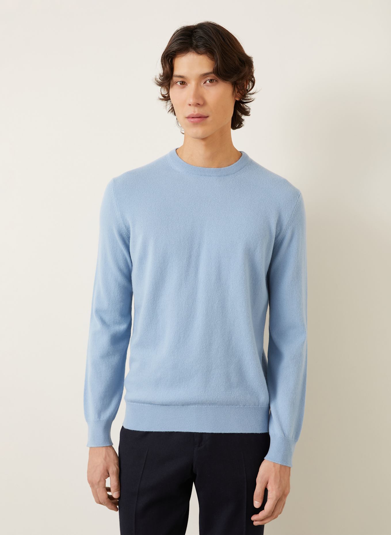 ZEGNA Cashmere-Pullover: HELLBLAU
