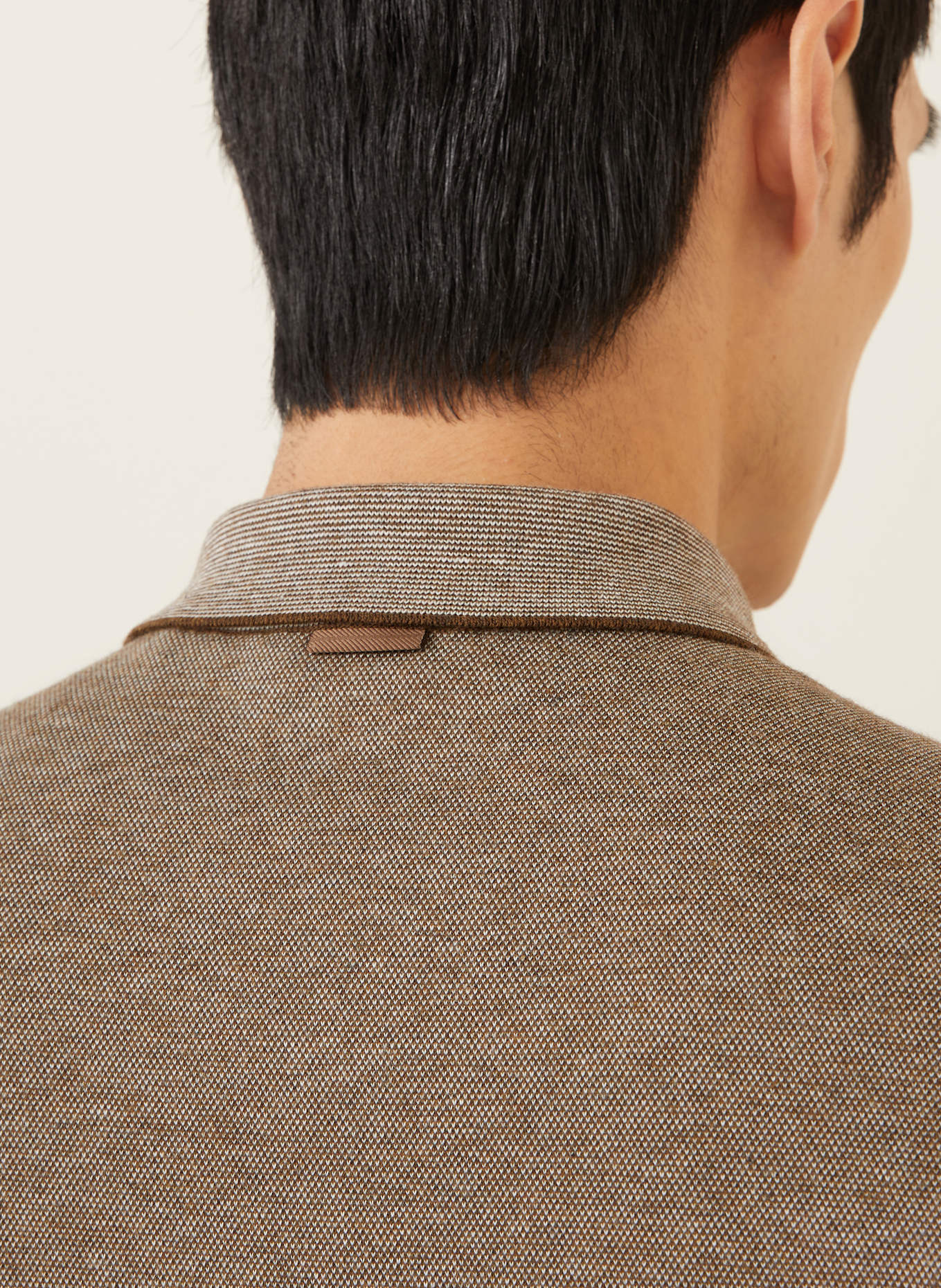 ZEGNA Jersey-Poloshirt: CAMEL