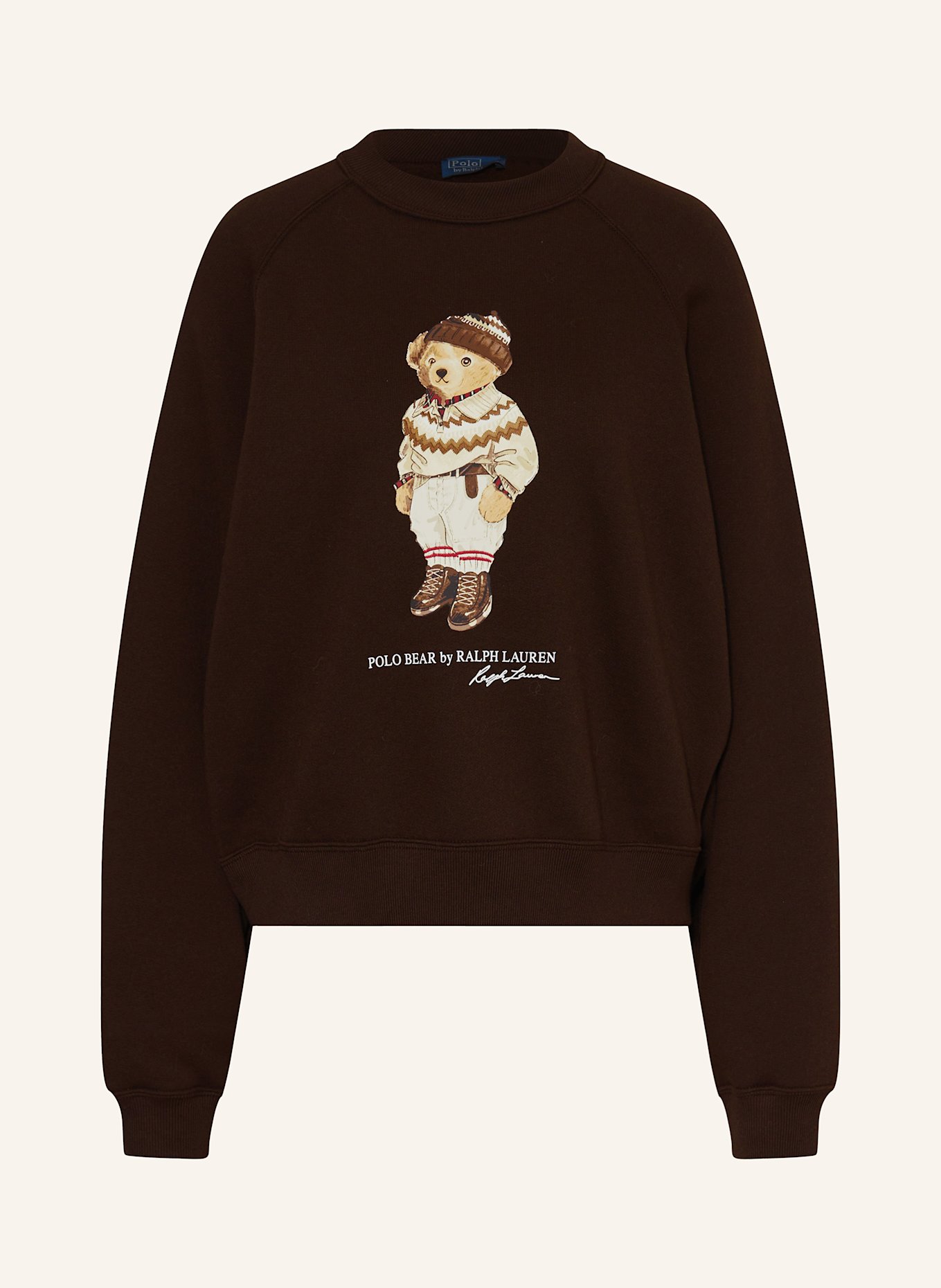 POLO RALPH LAUREN Sweatshirt: DARK BROWN