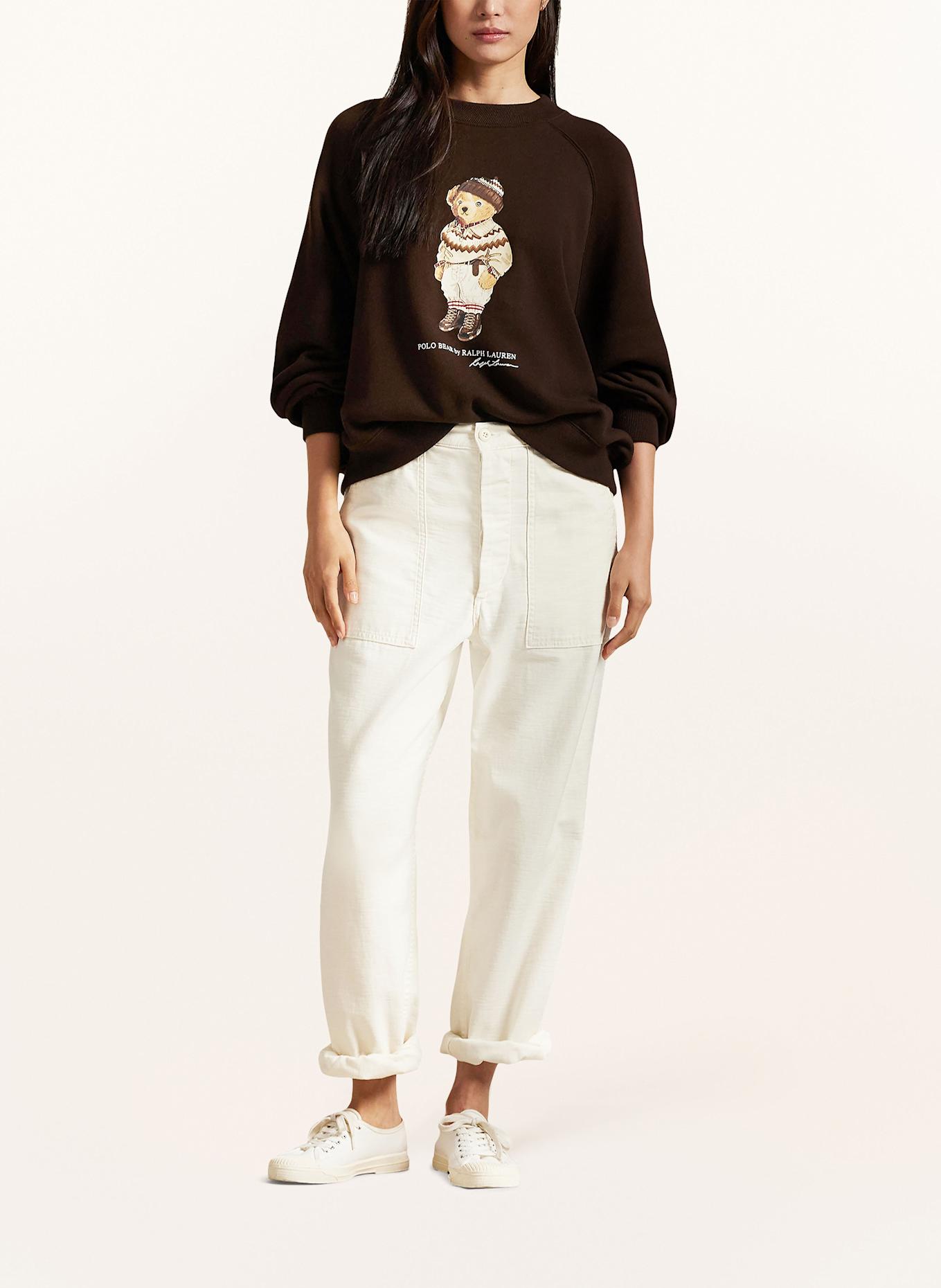 POLO RALPH LAUREN Sweatshirt: DARK BROWN