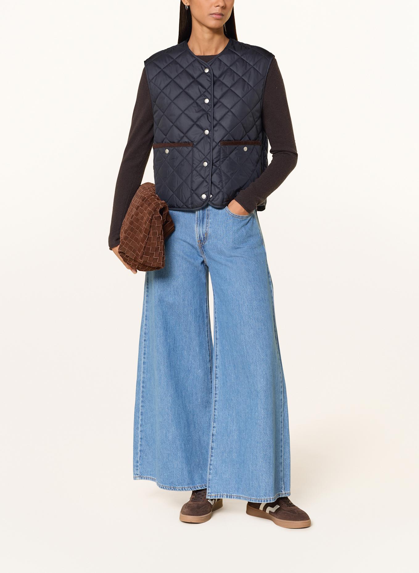 Marc O'Polo Kamizelka pikowana: GRANATOWY