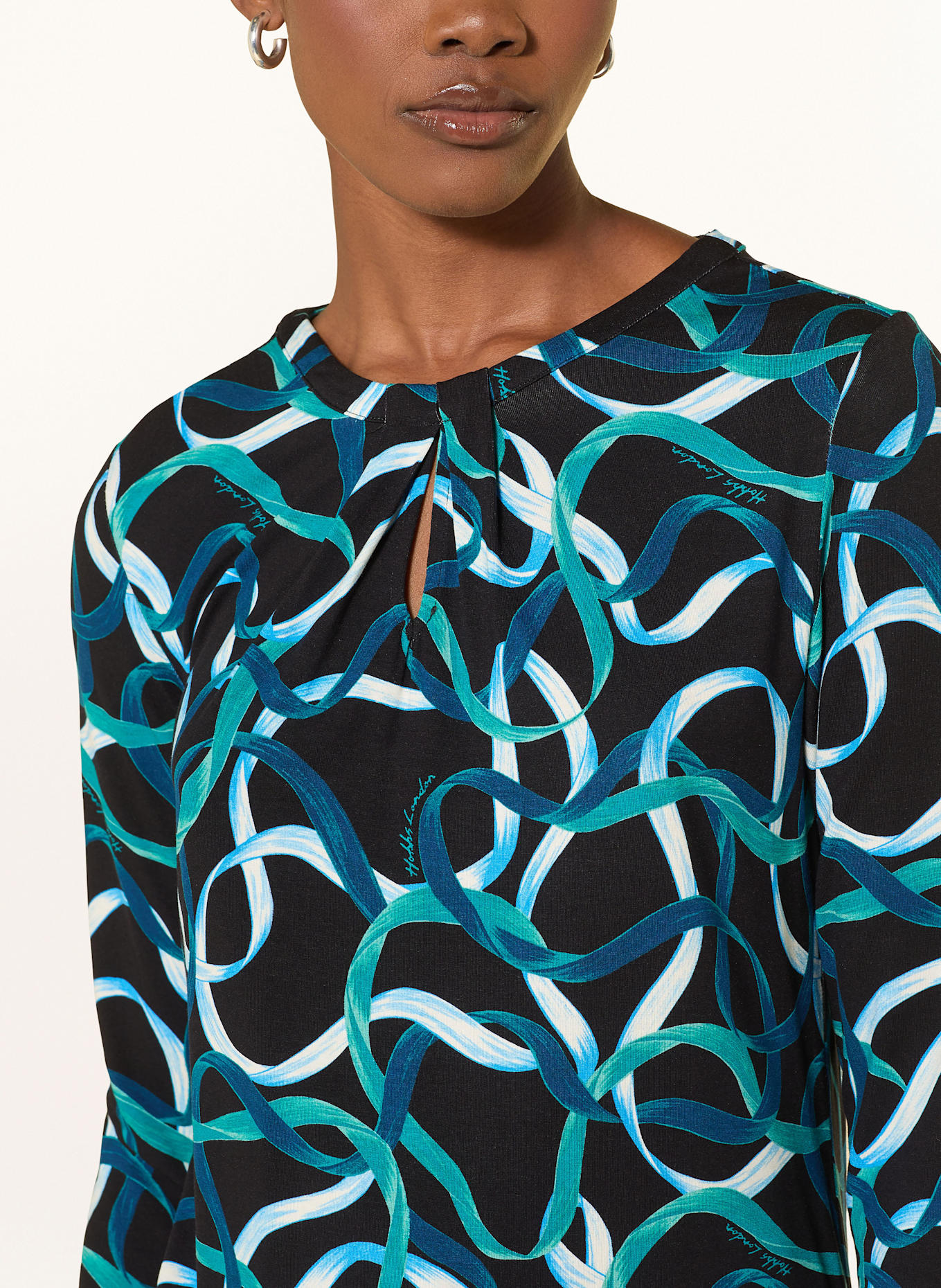 HOBBS Koszulka JULIA z rękawem 3/4: GRANATOWY / NIEBIESKI / PETROL