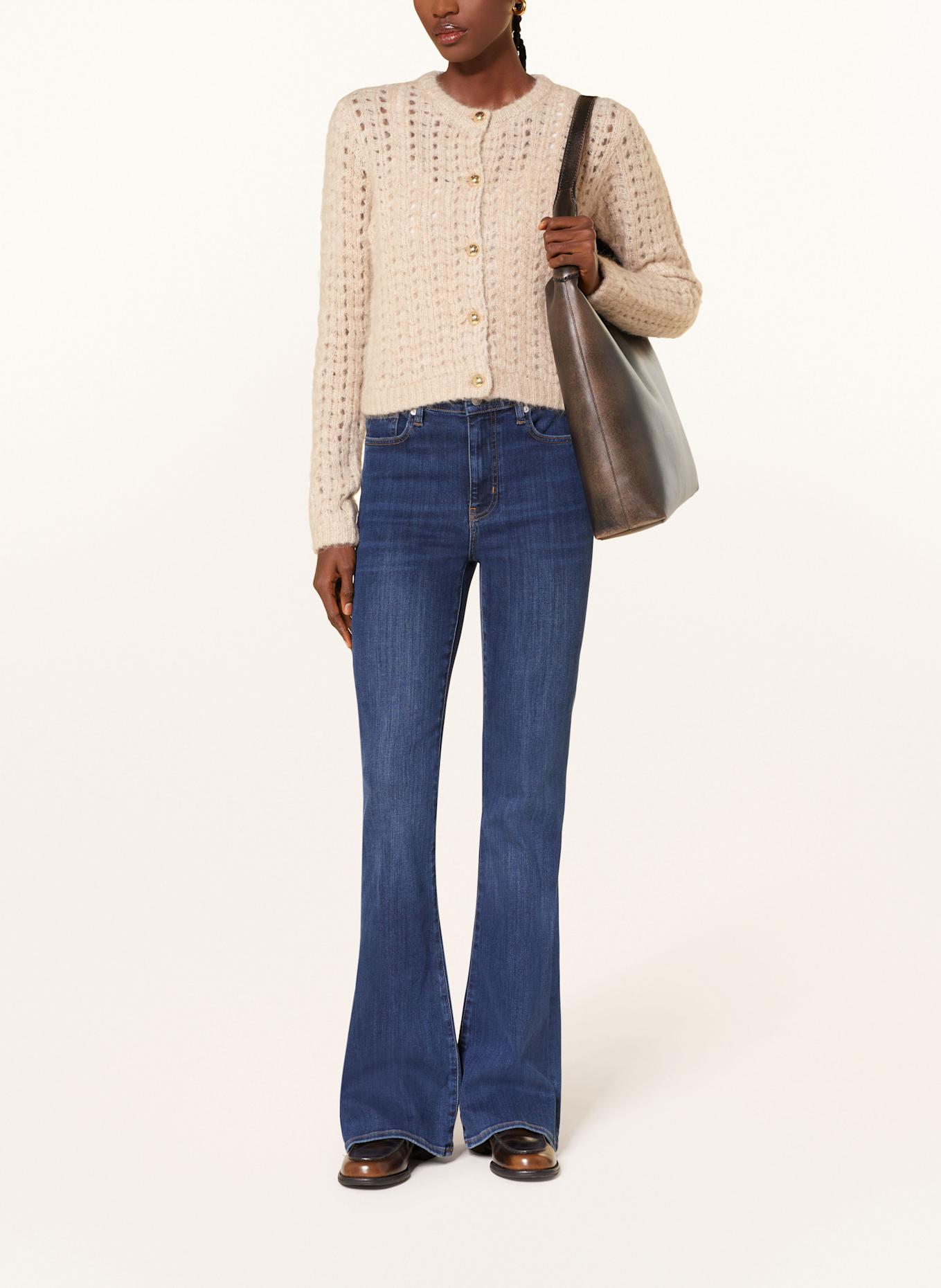 FRAME Strickjacke THE PLUSH CARDI mit Alpaka: CREME