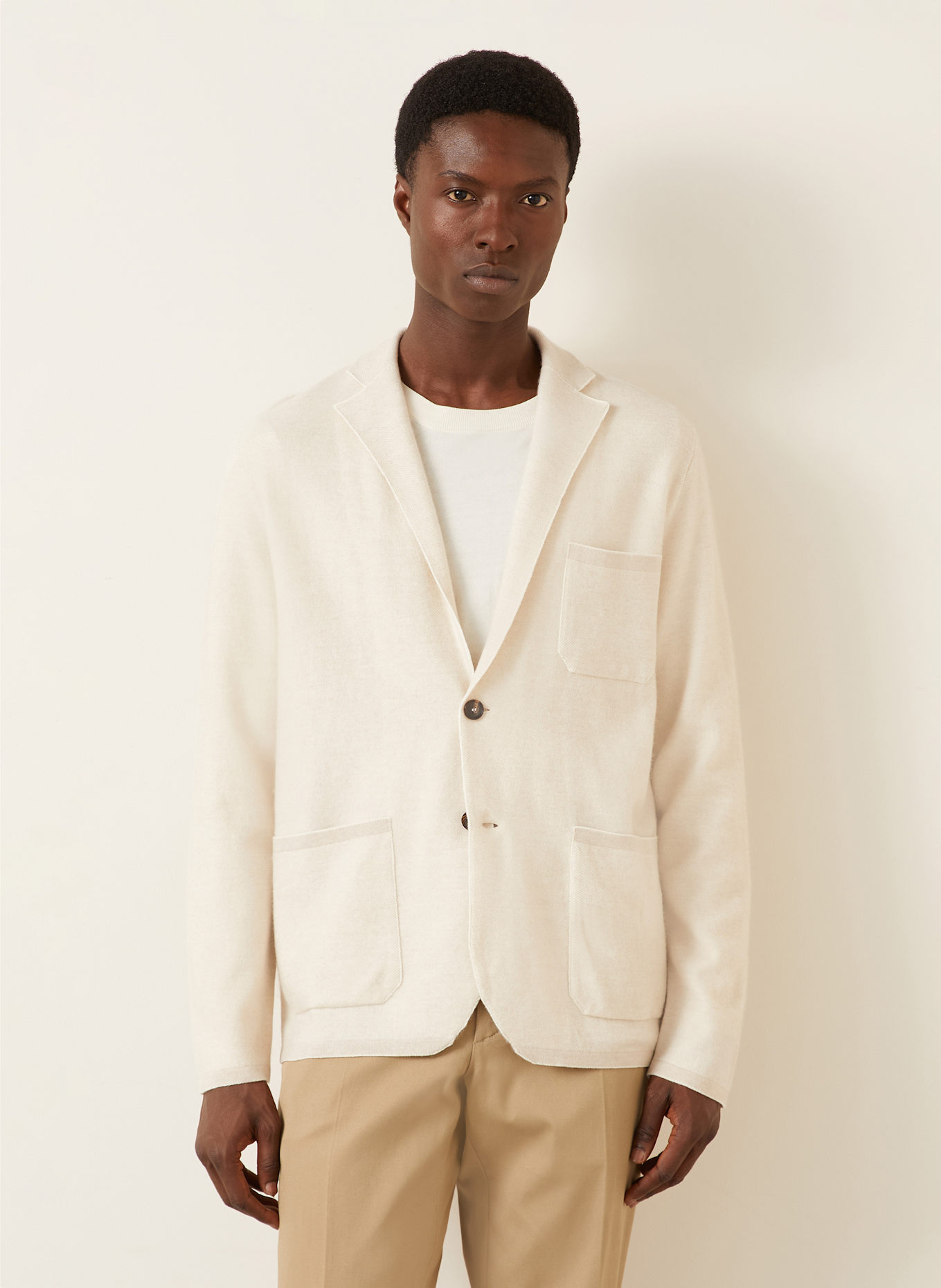 Brioni Sakko Regular Fit: CREME