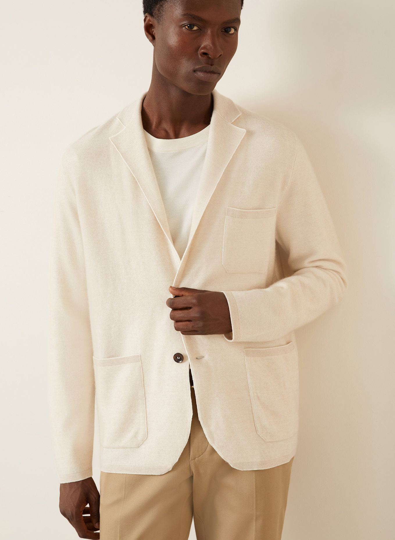 Brioni Sakko Regular Fit: CREME