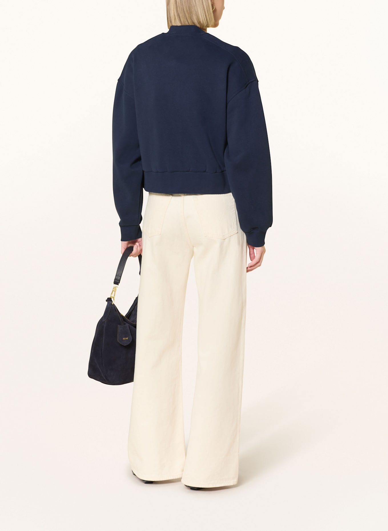 TOMMY HILFIGER Sweat-Blouson: DUNKELBLAU