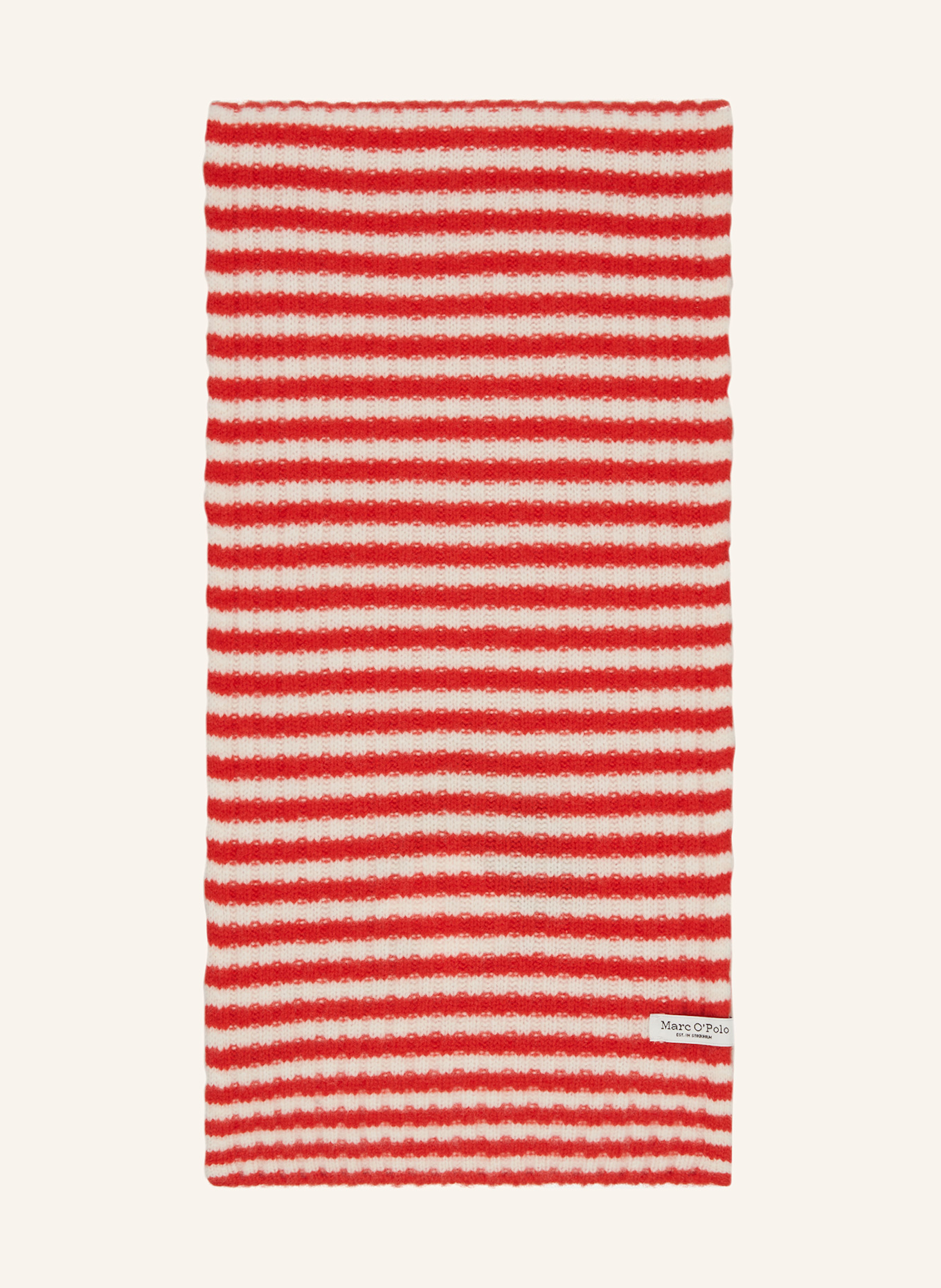 Marc O'Polo Schal: ROT / CREME