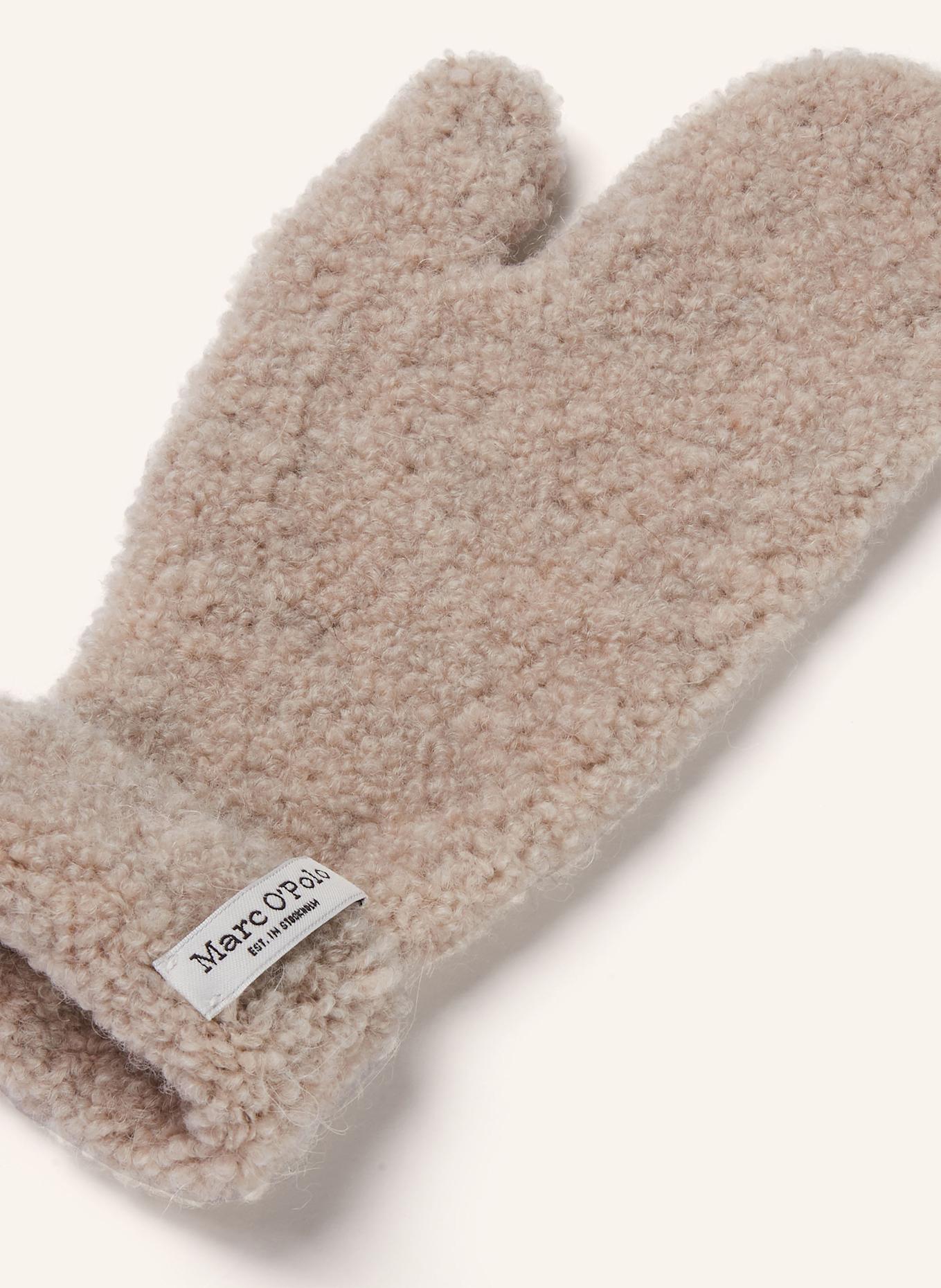 Marc O'Polo Teddyfell-Fäustlinge: BEIGE