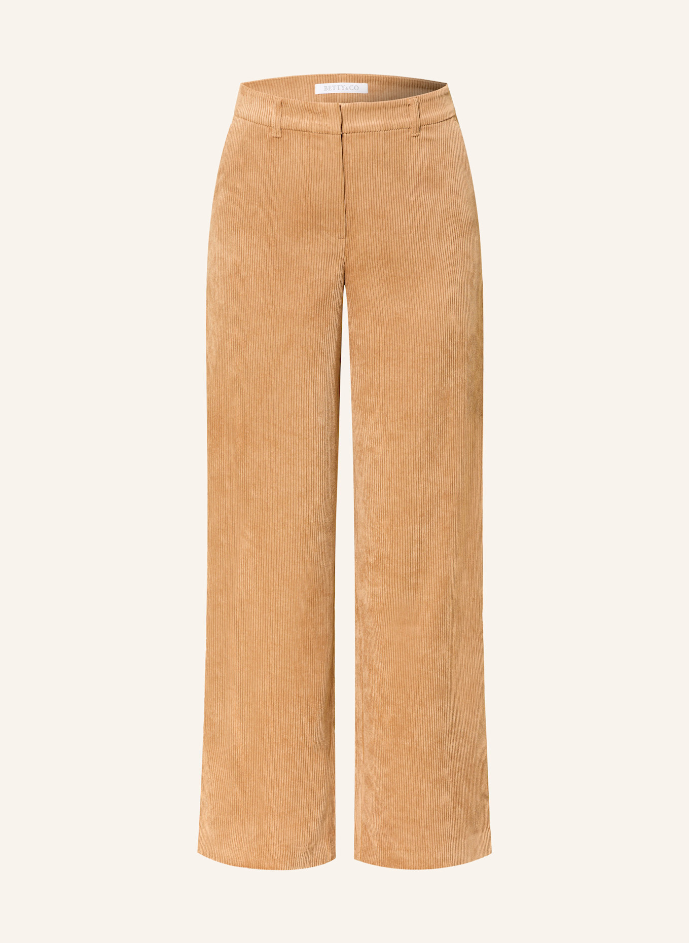 BETTY&CO Marlenehose aus Cord: CAMEL