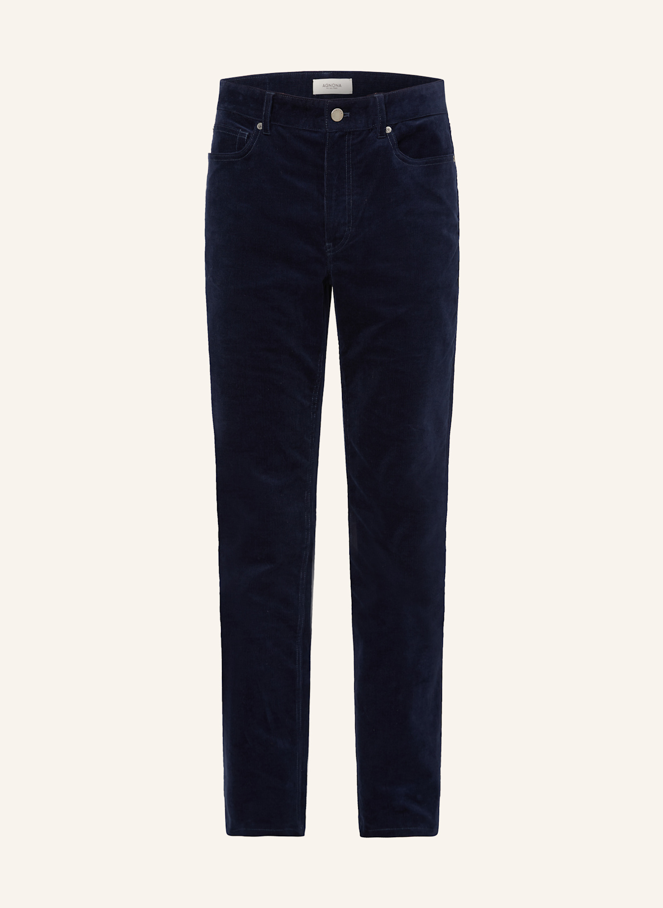 AGNONA Cordhose Regular Fit: BLAU