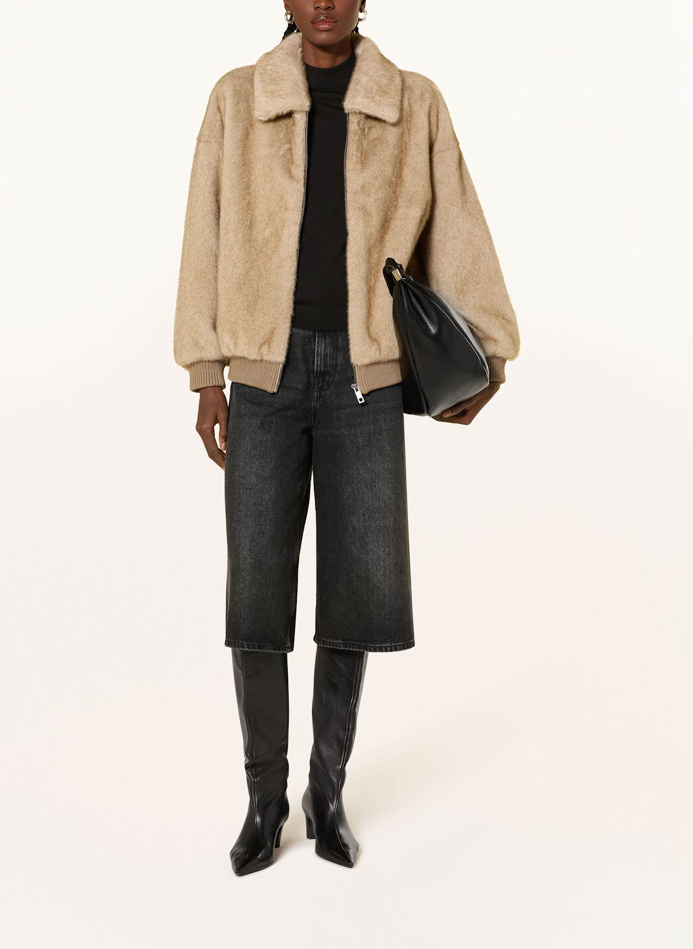 ottod'ame Kunstfell-Jacke: BEIGE