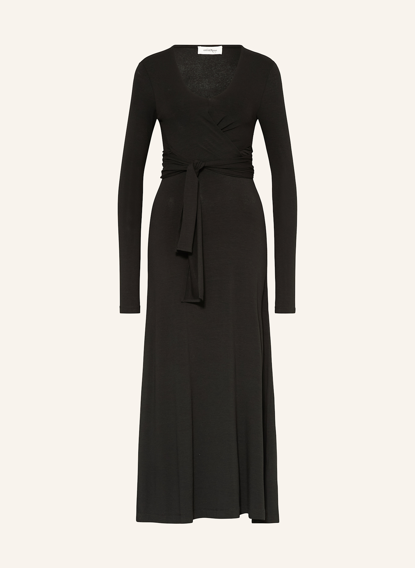 ottod'ame Jerseykleid: SCHWARZ