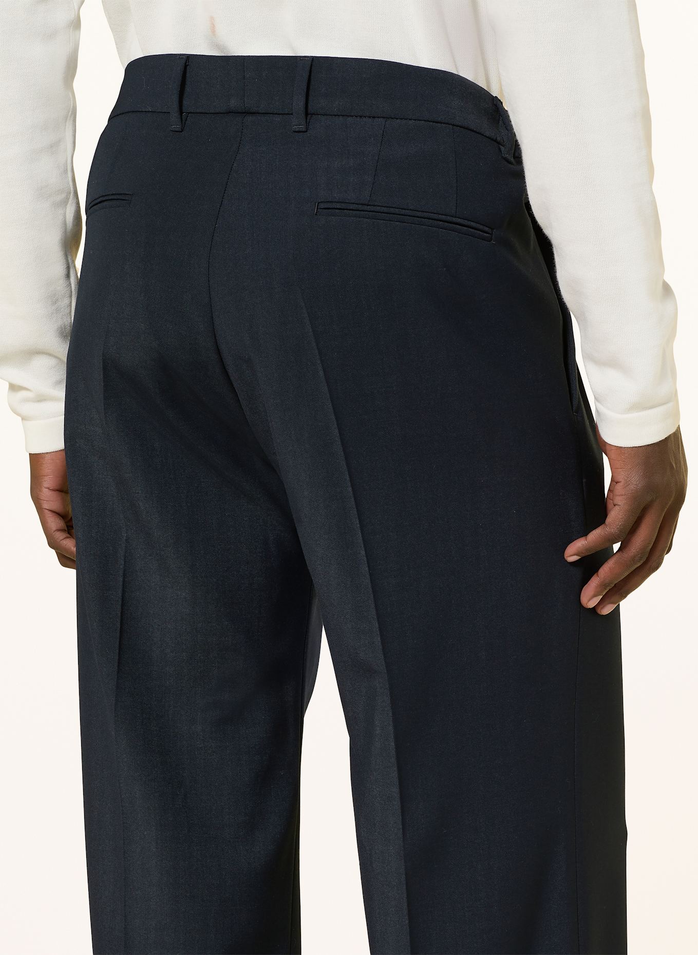 DRYKORN Chino LEEK_WIDE Wide Fit: DUNKELBLAU