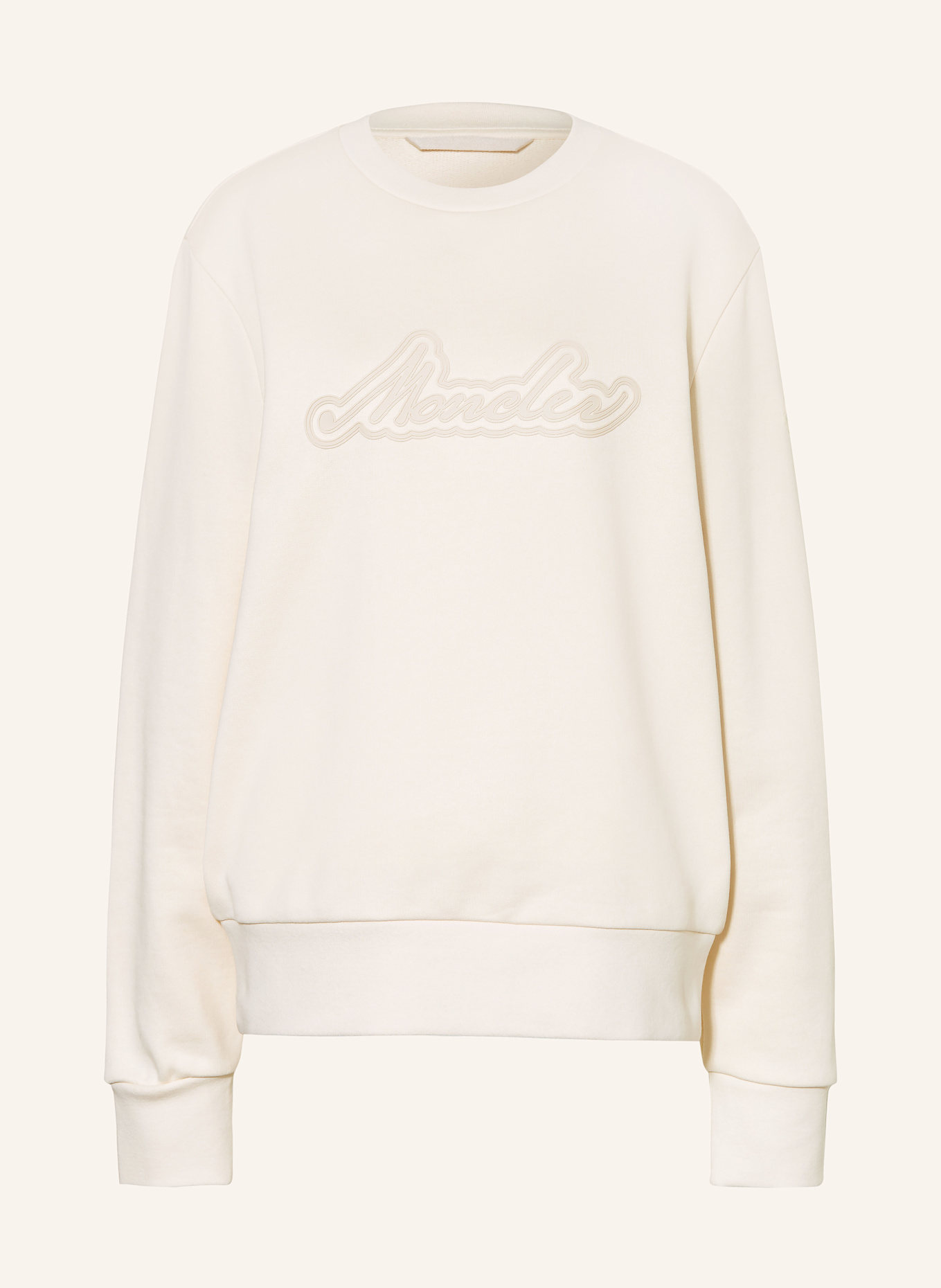 MONCLER sweat-shirt: ÉCRU