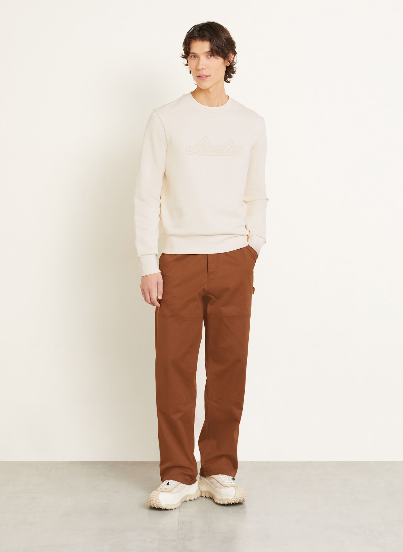 MONCLER Sweatshirt: ECRU