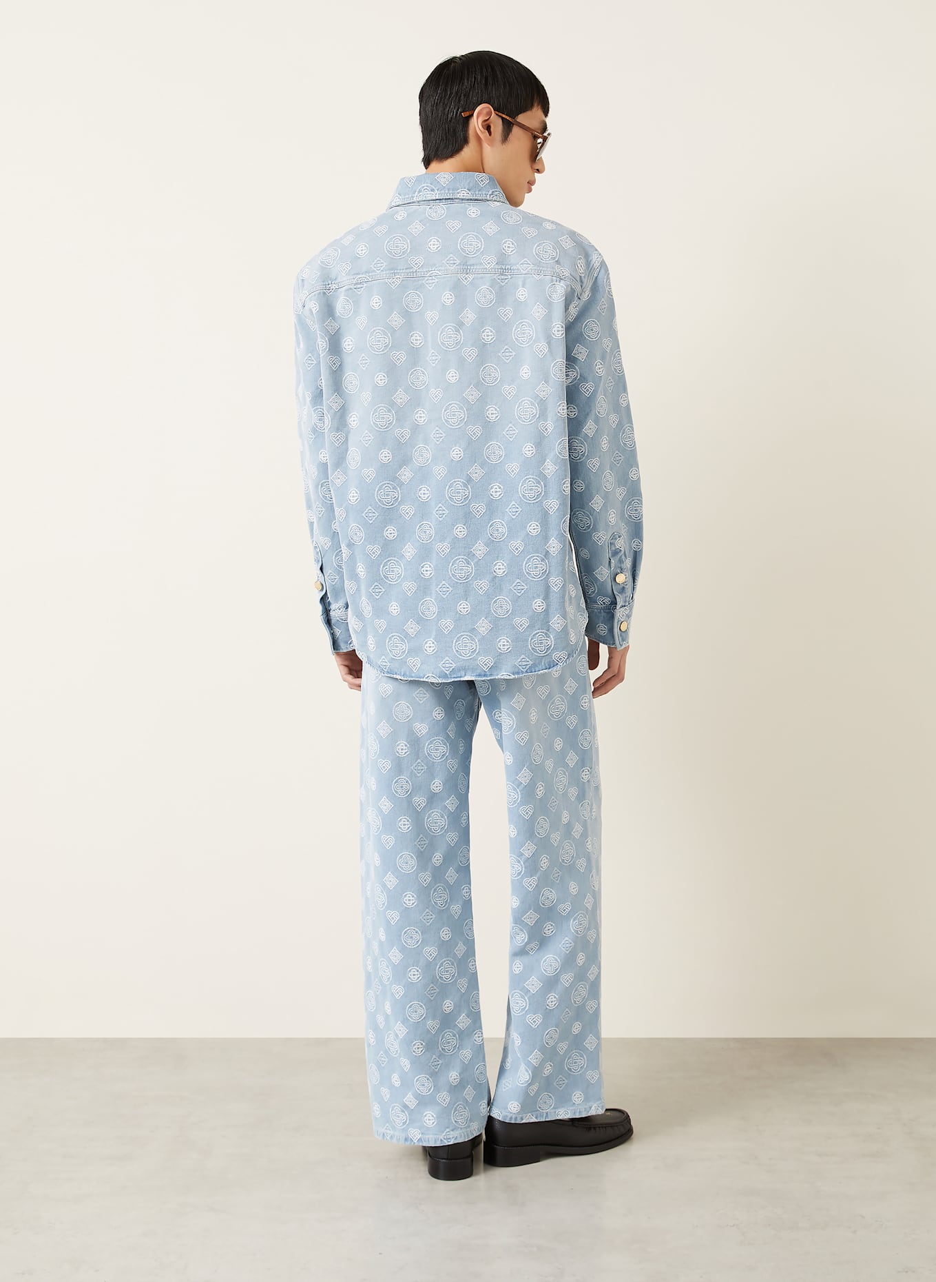 Casablanca Jeanshemd Comfort Fit: HELLBLAU