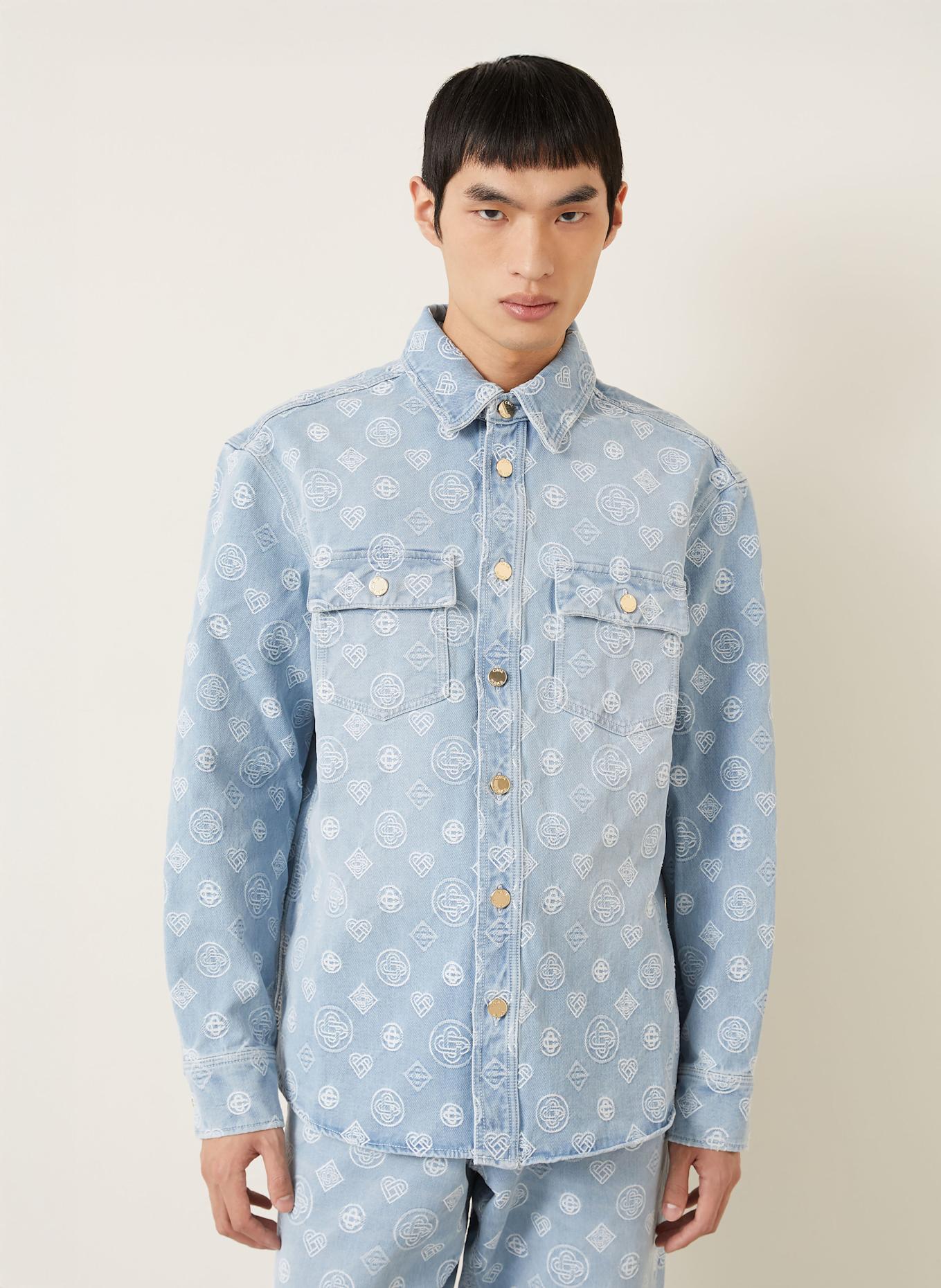 Casablanca Jeanshemd Comfort Fit: HELLBLAU