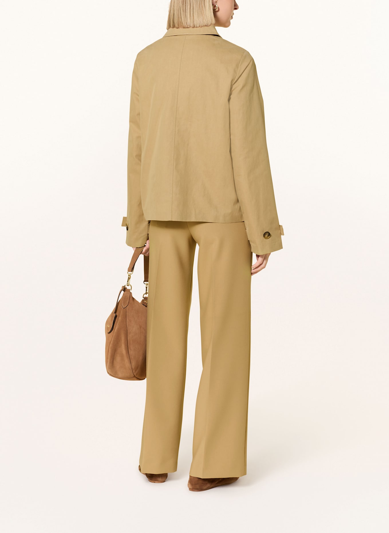 darling harbour Trench jacket: CAMEL