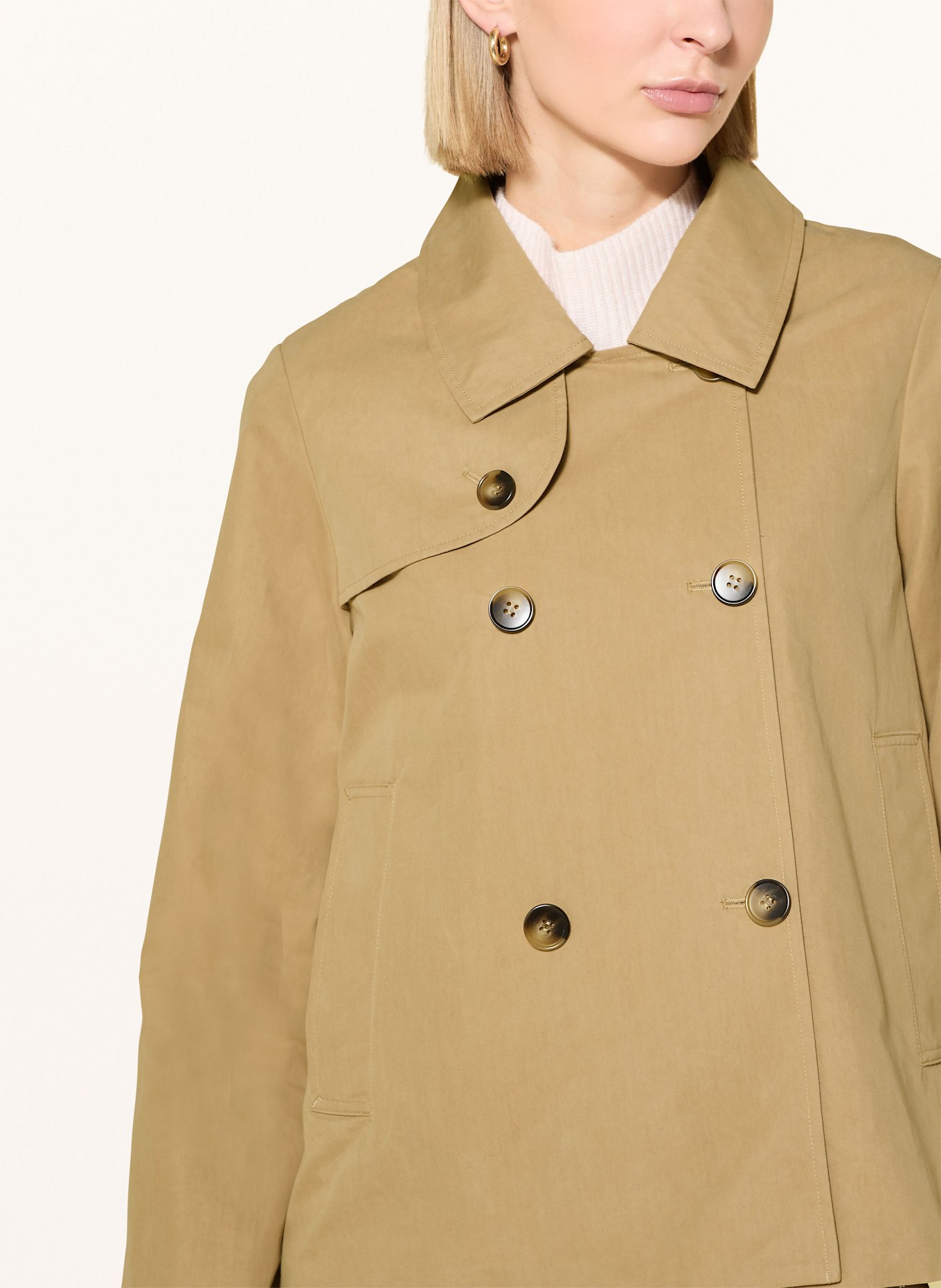 darling harbour Trench jacket: CAMEL