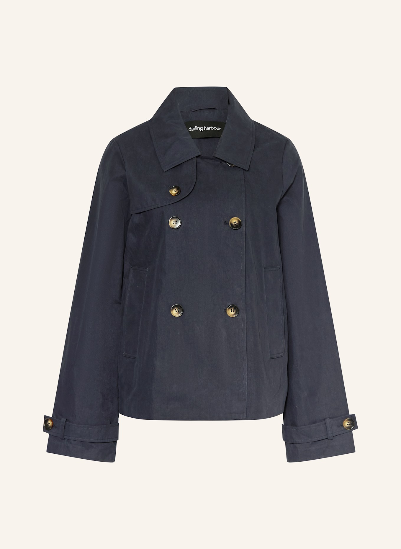 darling harbour Trench jacket: NAVY