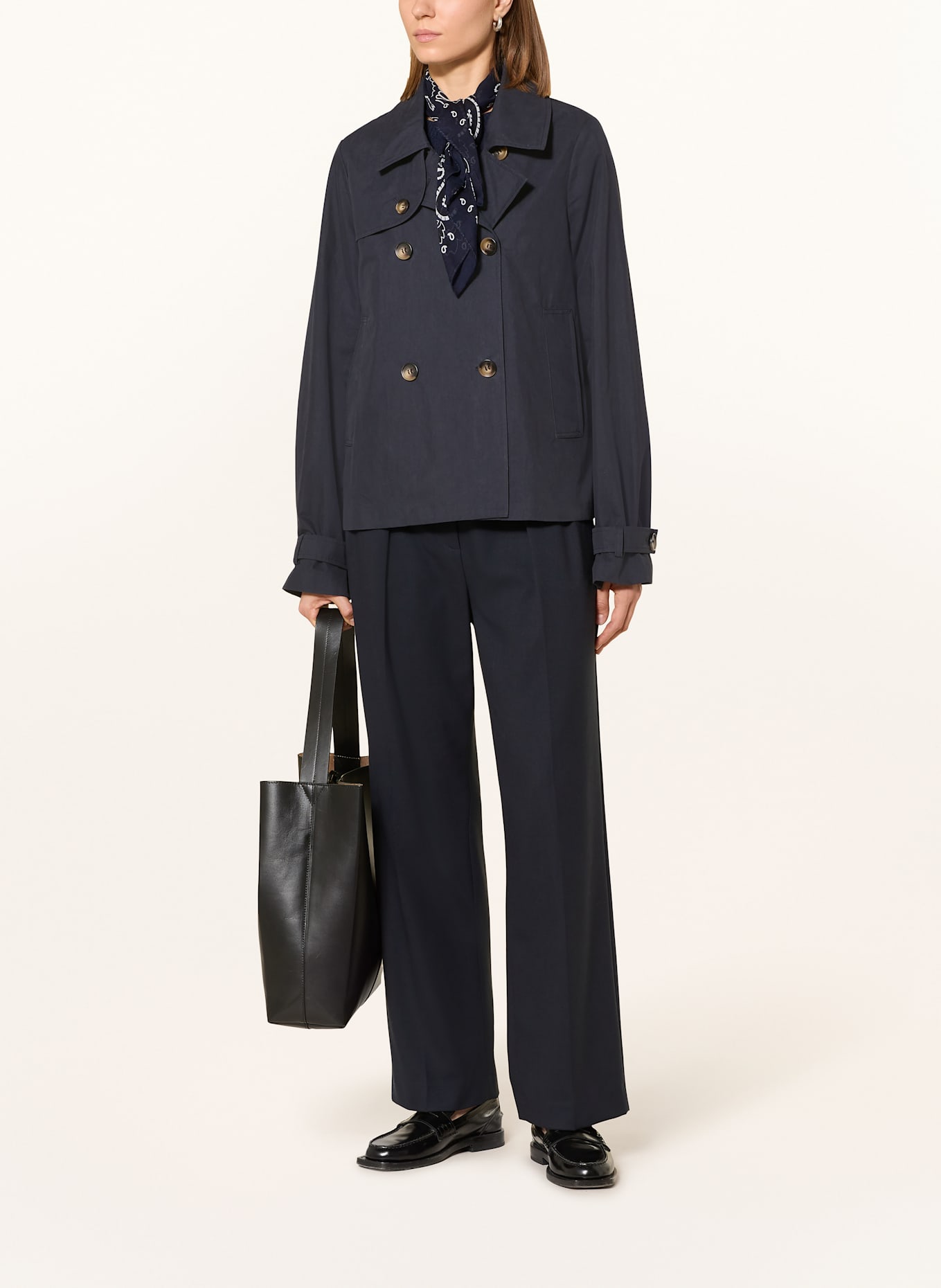 darling harbour Trench jacket: NAVY