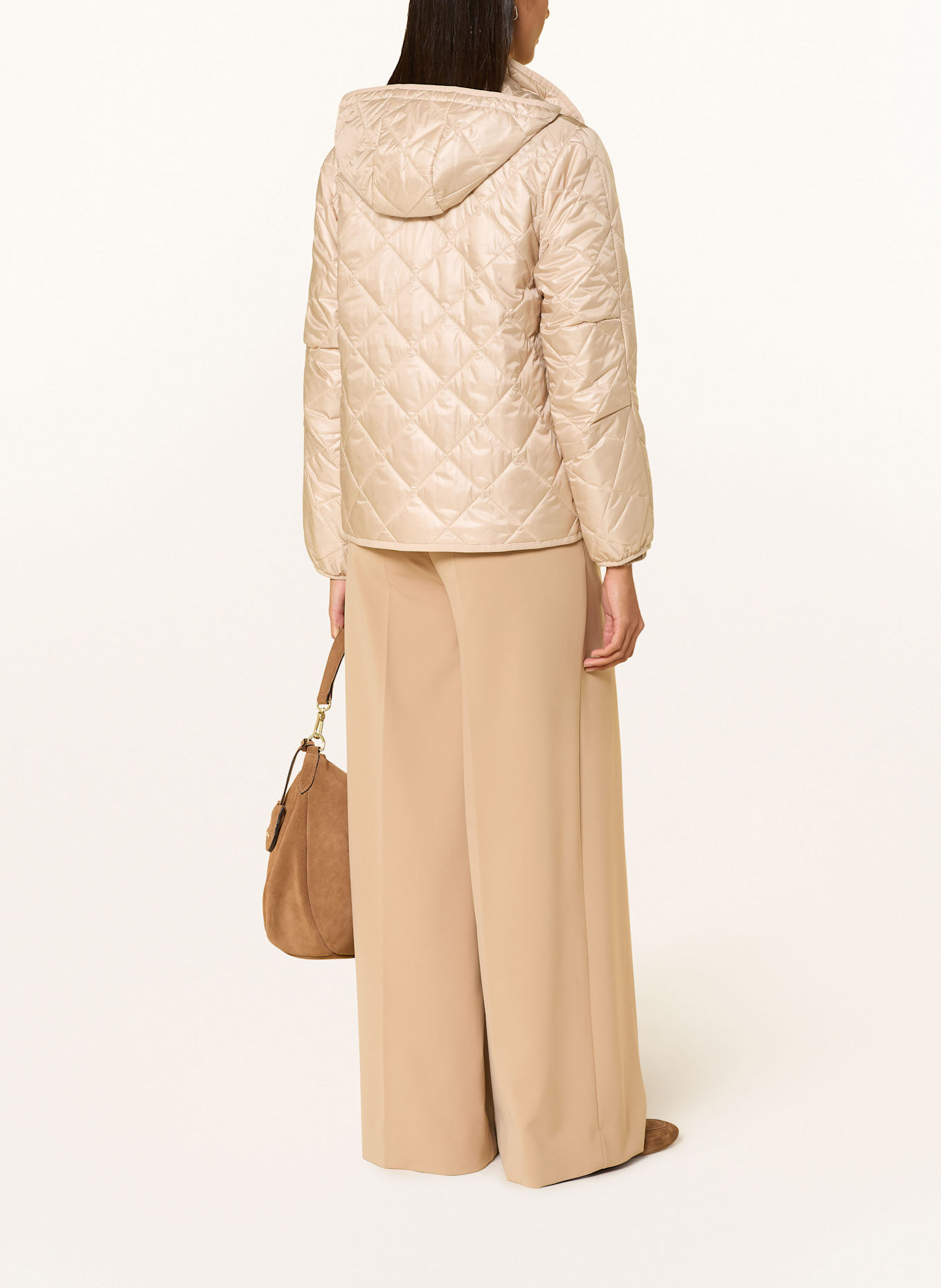 darling harbour Kurtka pikowana z odpinanym kapturem: BEŻOWY