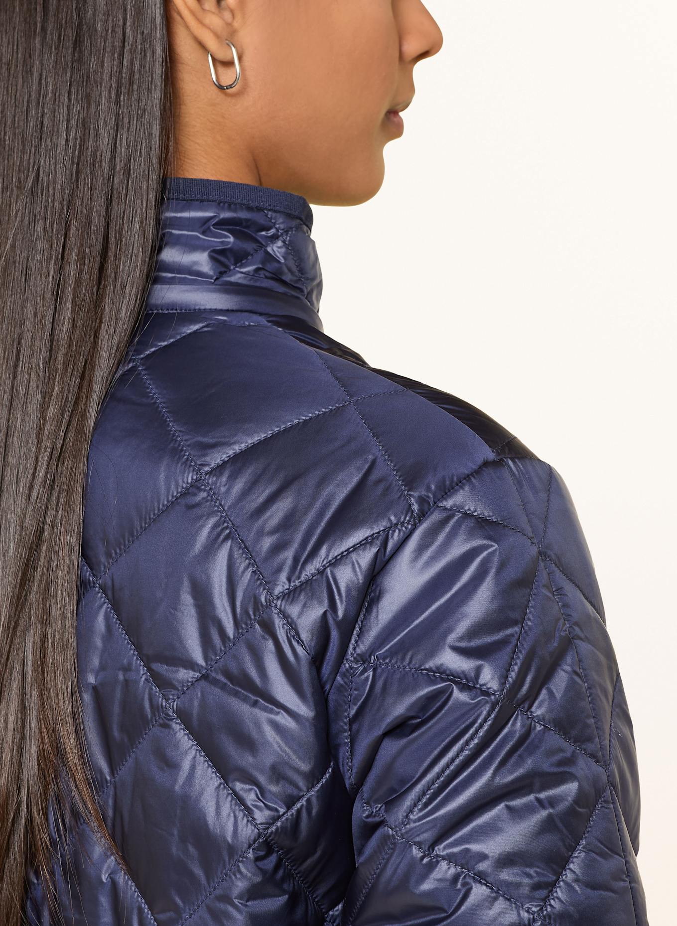 darling harbour Kurtka pikowana z odpinanym kapturem: GRANATOWY