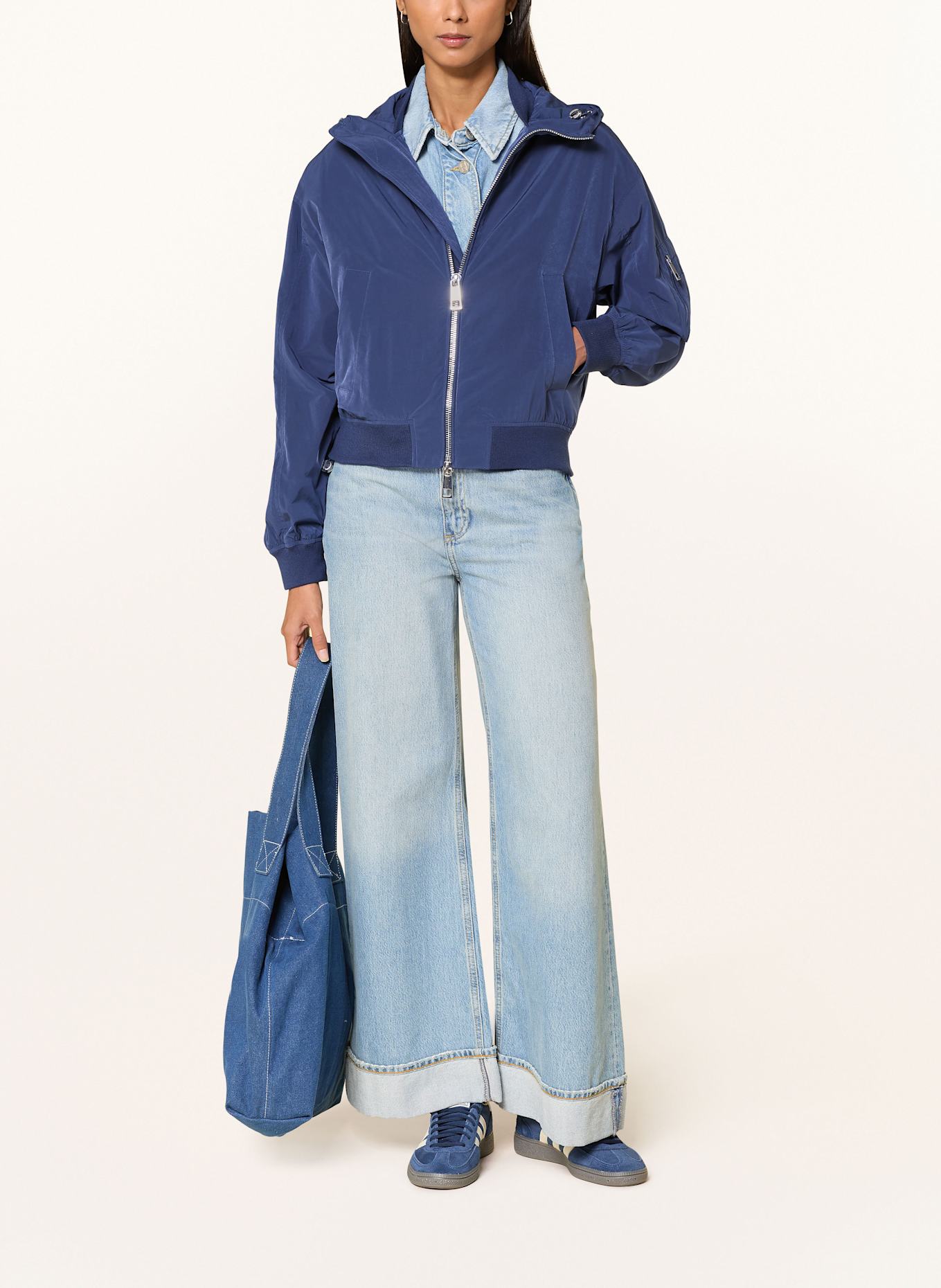darling harbour Bomber jacket: DARK BLUE