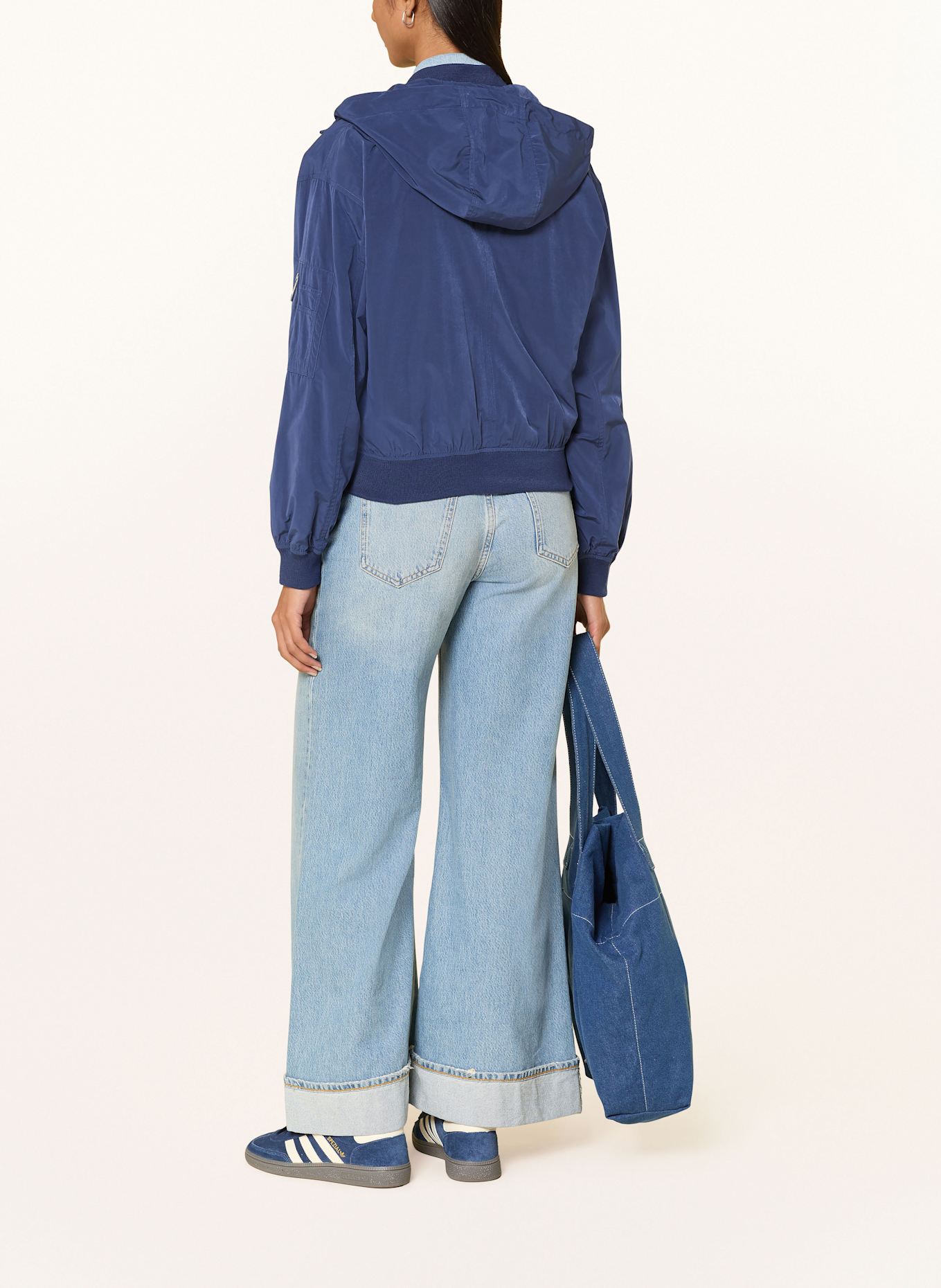 darling harbour Bomber jacket: DARK BLUE