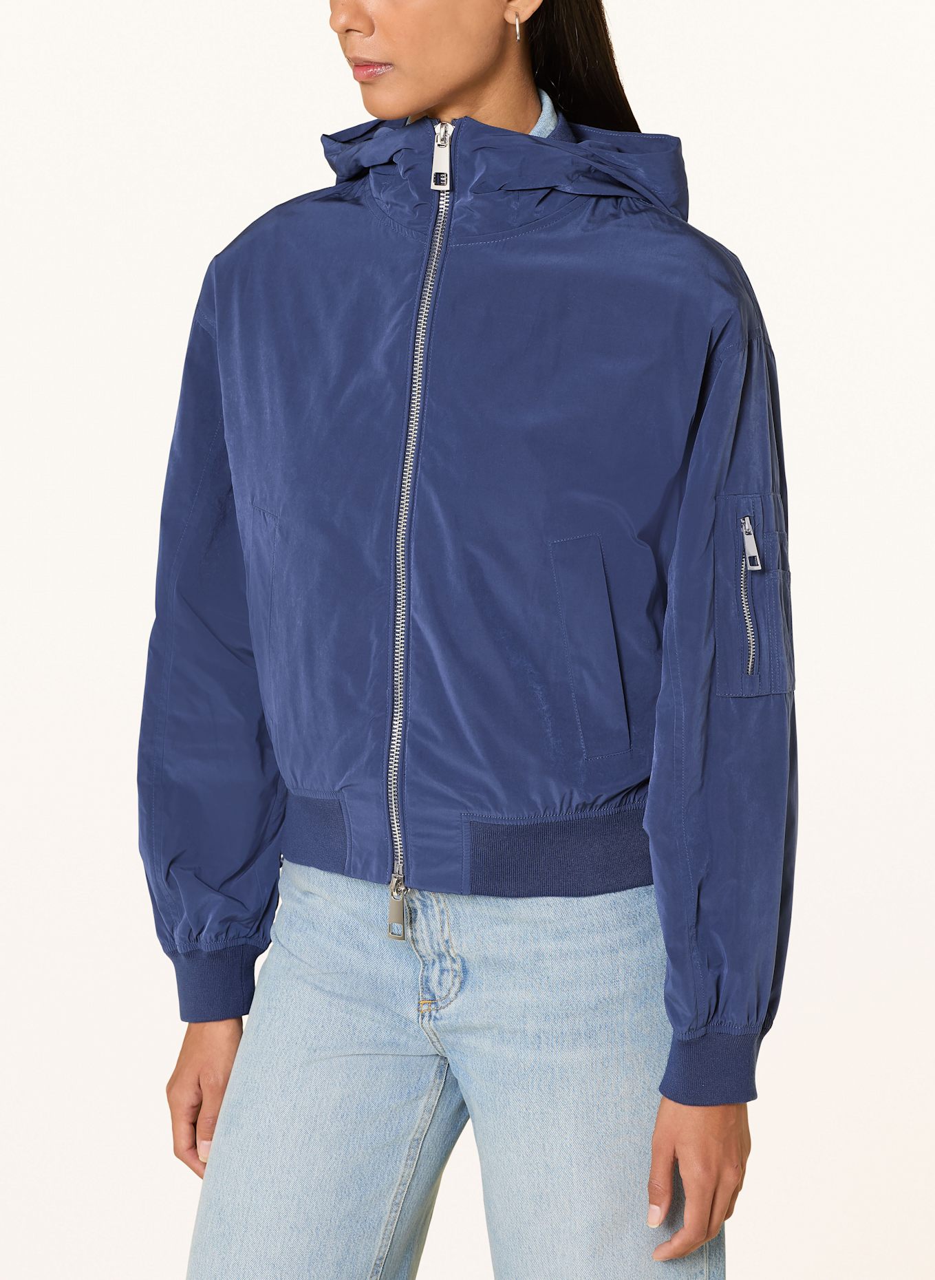 darling harbour Bomber jacket: DARK BLUE