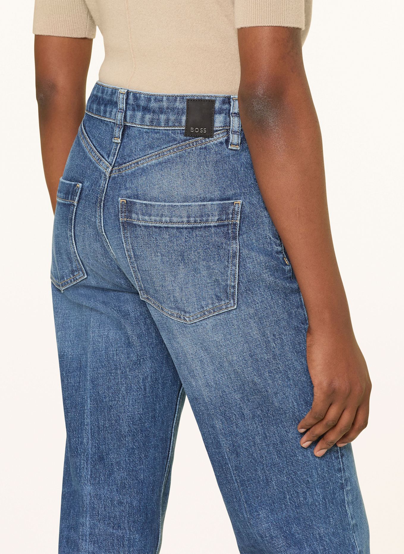 BOSS Straight jeans PARKWAY: 409 DARK BLUE