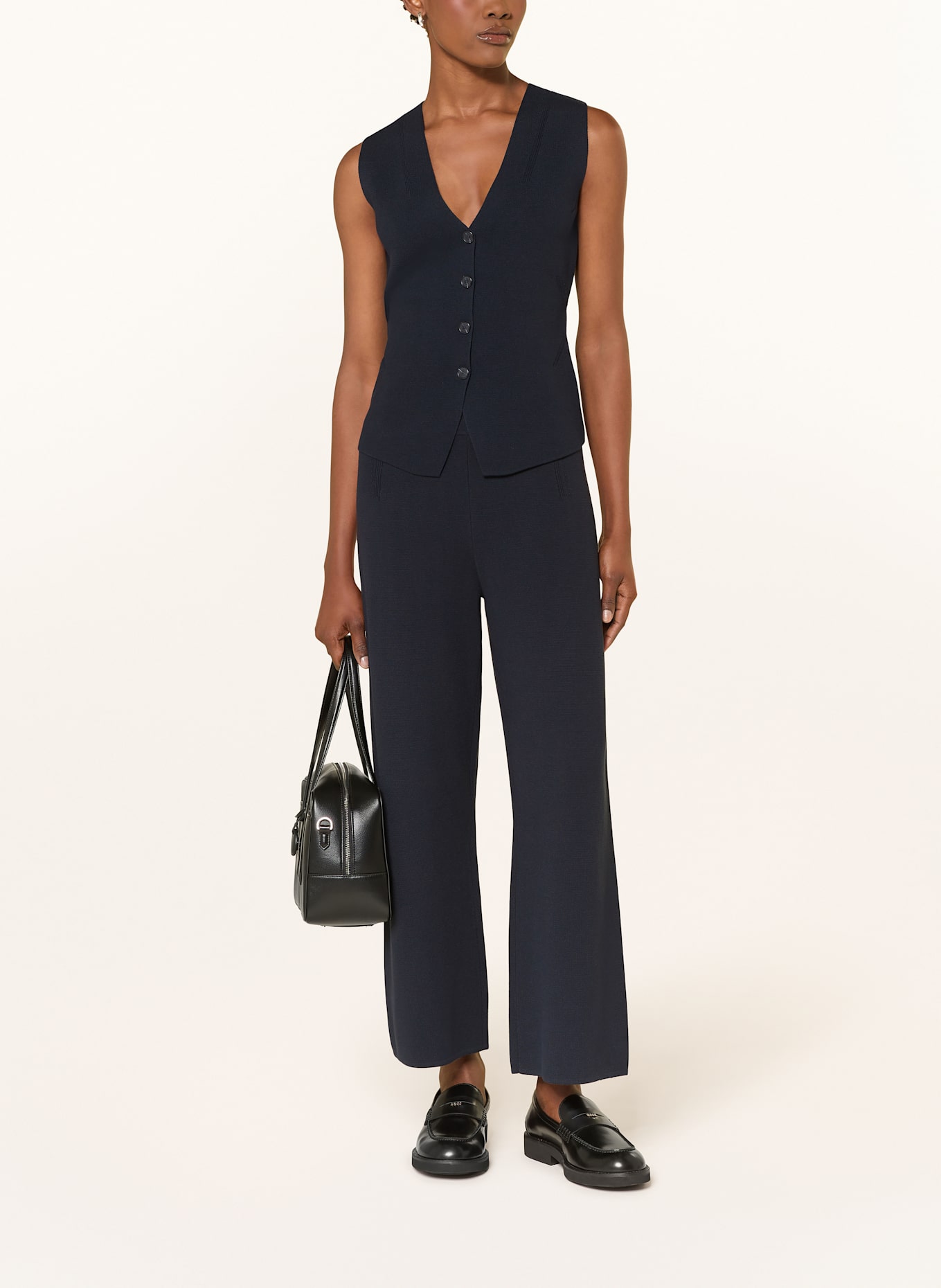 BOSS Strickweste FYLVIE: DUNKELBLAU