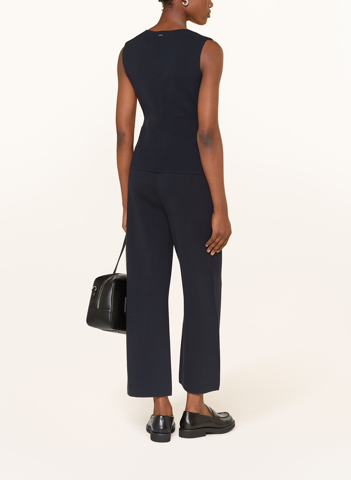 BOSS Strickweste FYLVIE: DUNKELBLAU