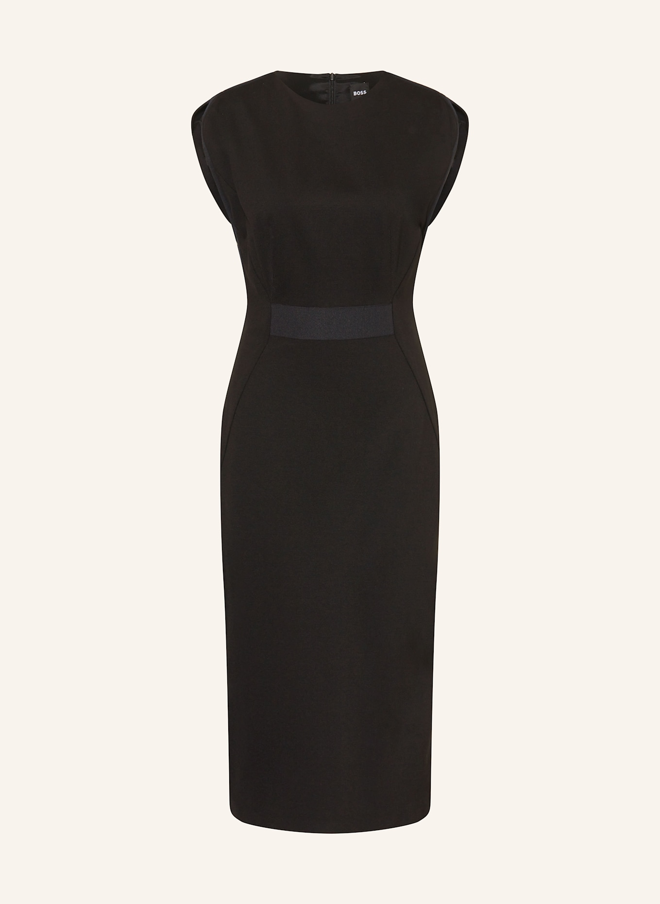 BOSS Etuikleid DETIRA aus Jersey: SCHWARZ