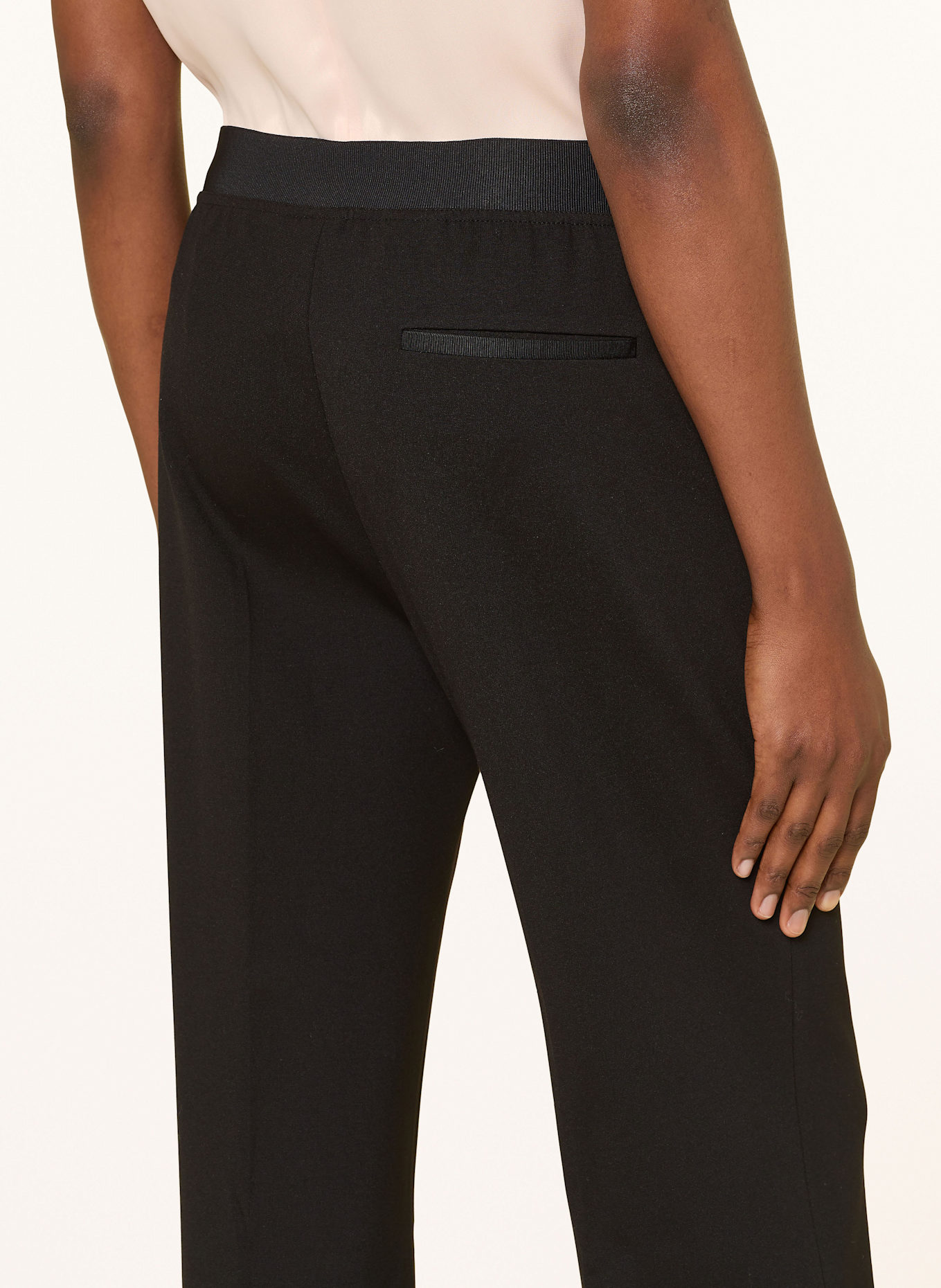 BOSS Jerseyhose TALIA: SCHWARZ