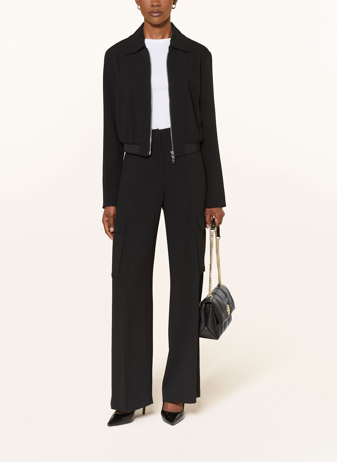 BOSS Blouson JOCALENA: SCHWARZ