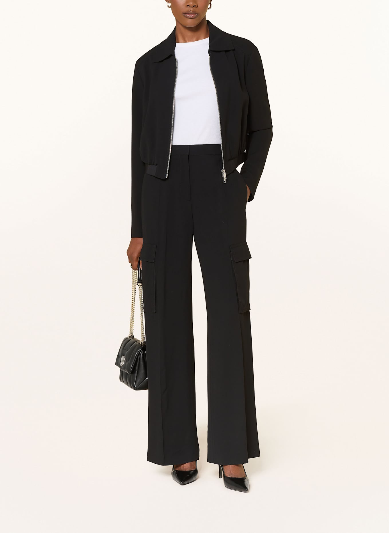 BOSS TIANAMIA cargo pants: BLACK